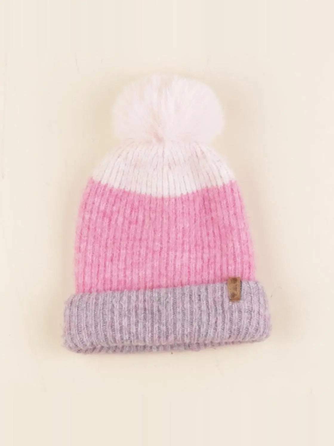 Tape à l'oeil - bonnet rose, violet - 3/5 ans