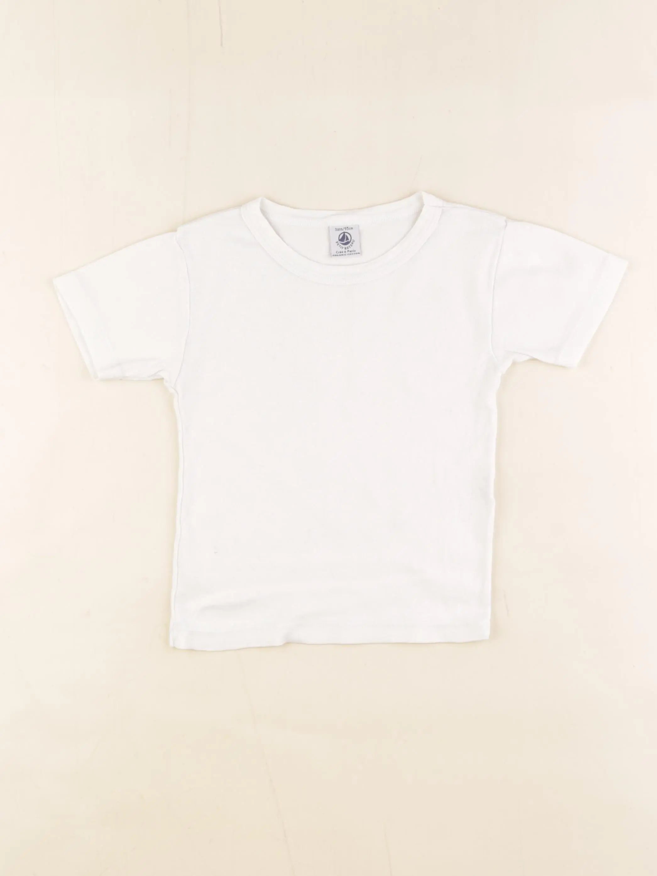 Petit Bateau - maillot de corps blanc - 3 ans