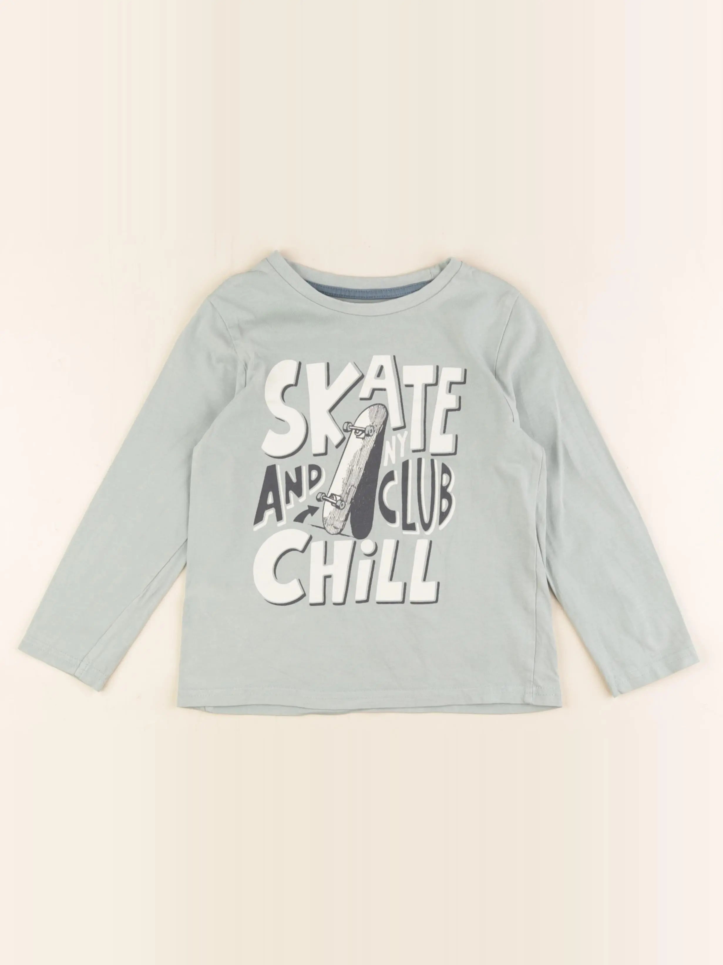 Vertbaudet - tee-shirt vert - 5 ans