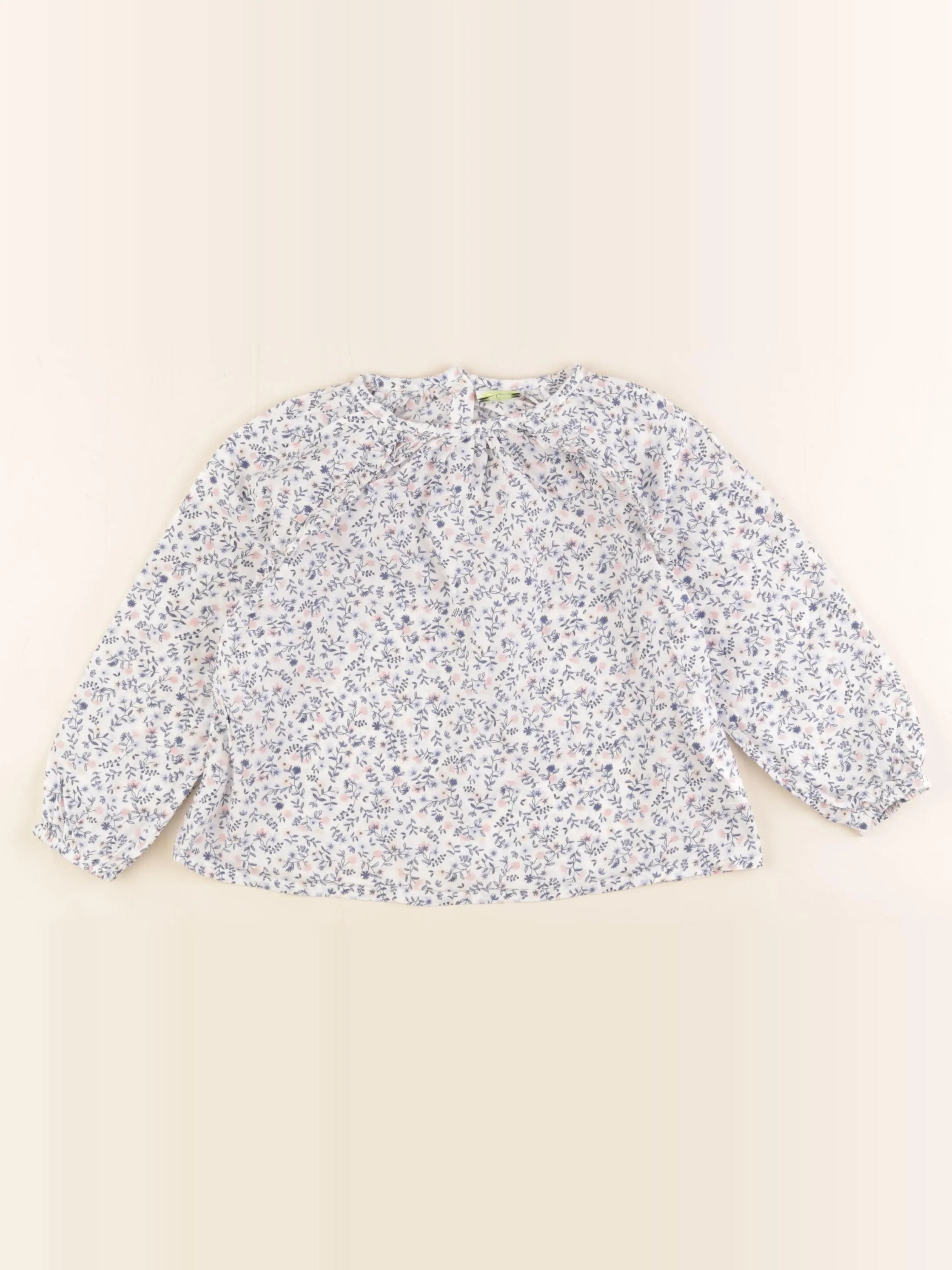 Tape à l'oeil - blouse bleu, rose - 3 ans