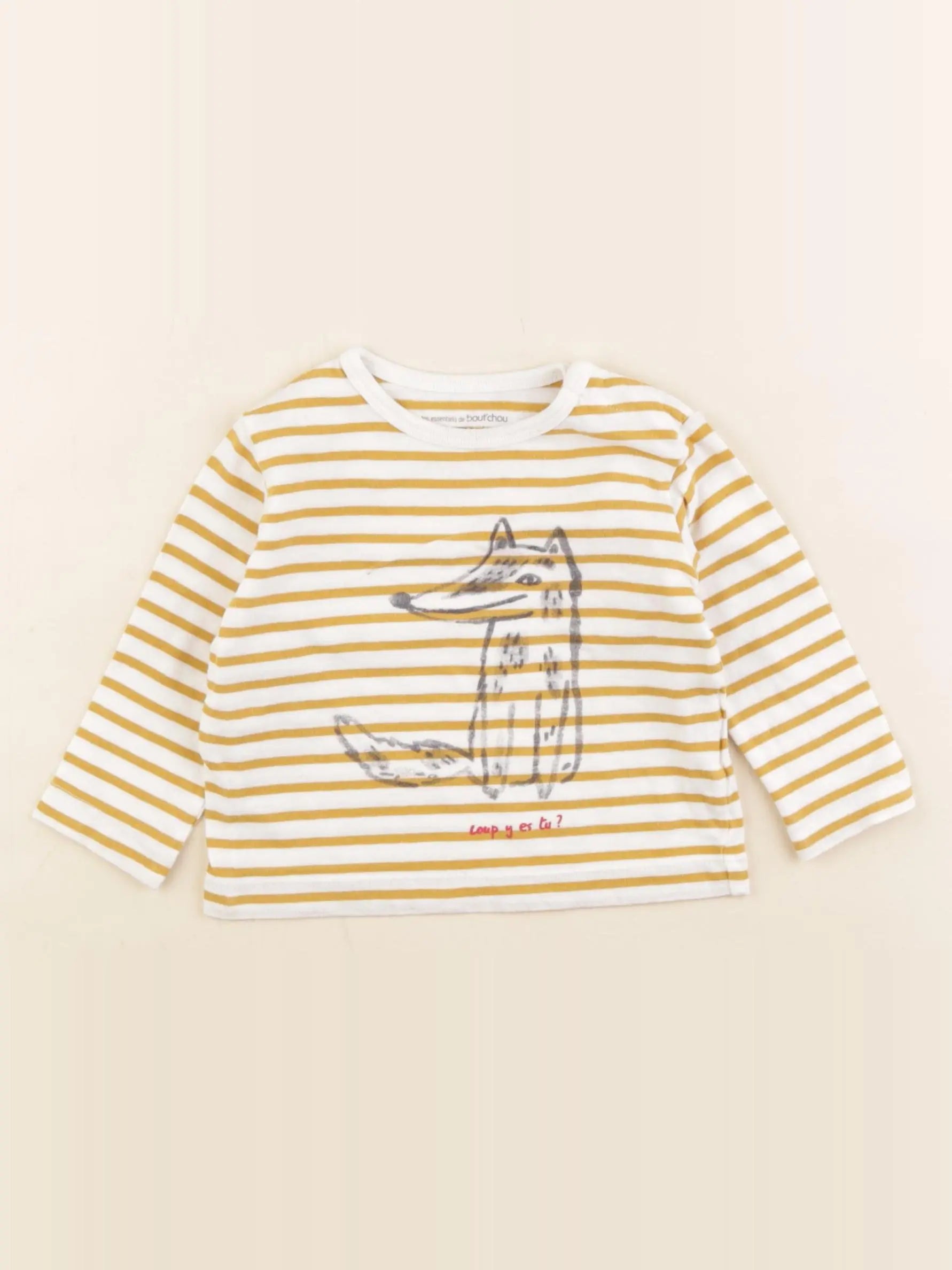 Boutchou - tee-shirt multicolore - 6 mois