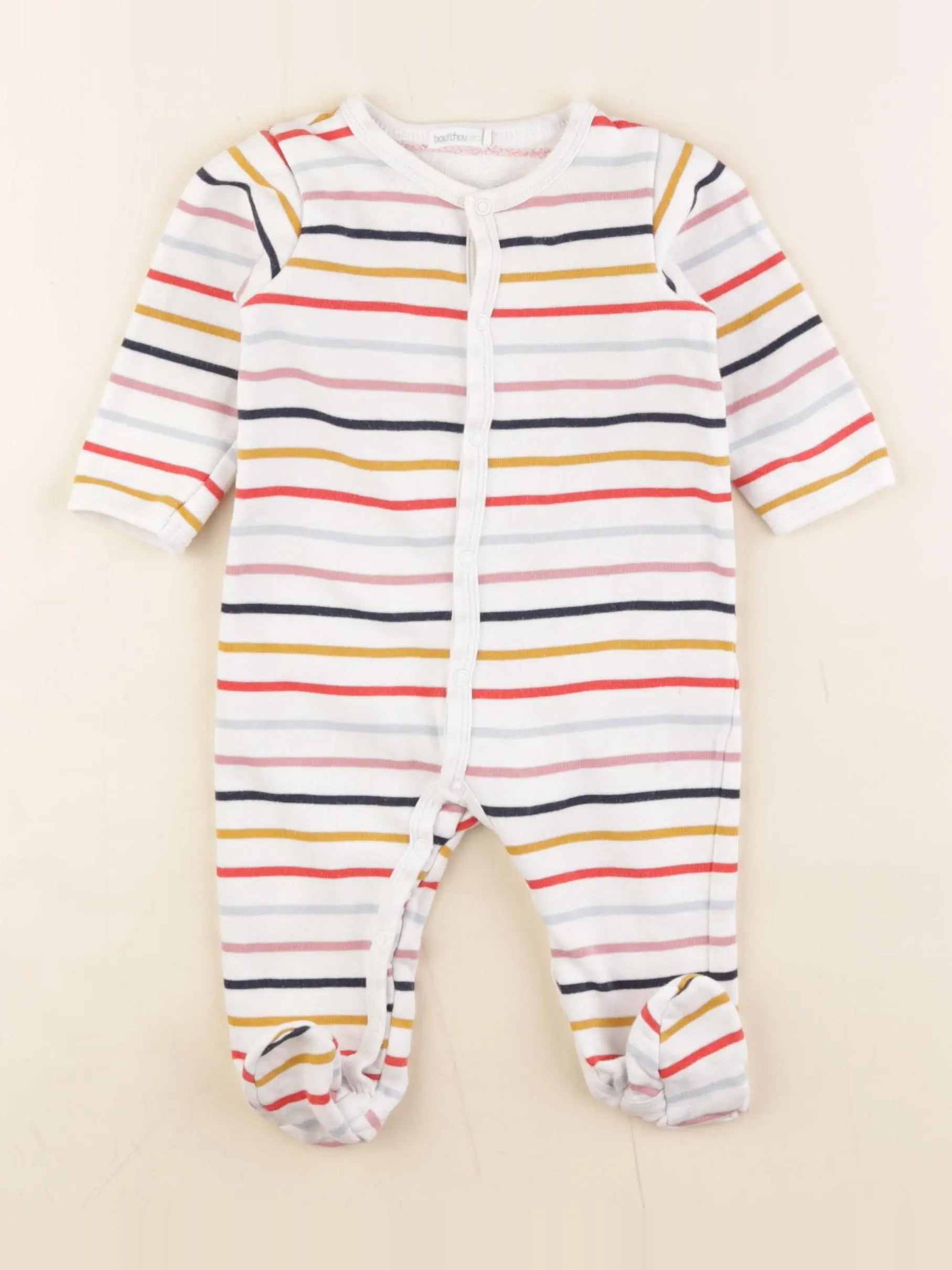 Boutchou - pyjama coton multicolore - 6 mois