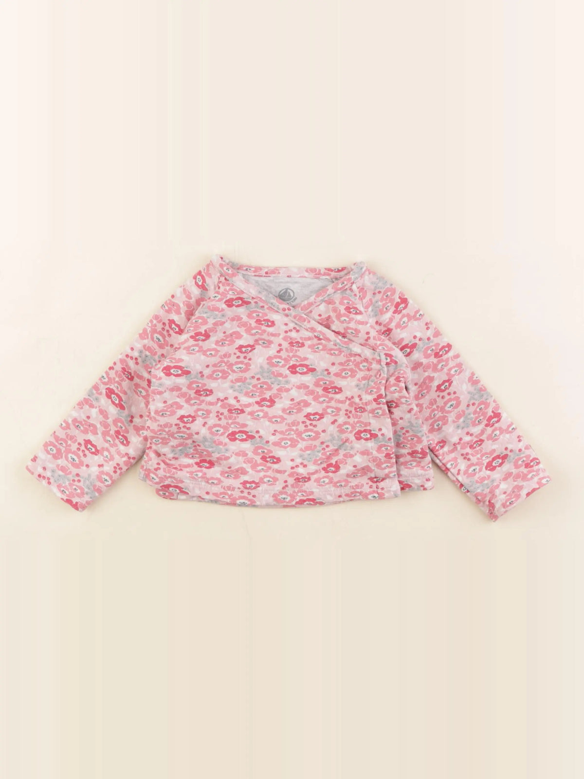 Petit Bateau - sweat rose - 12 mois