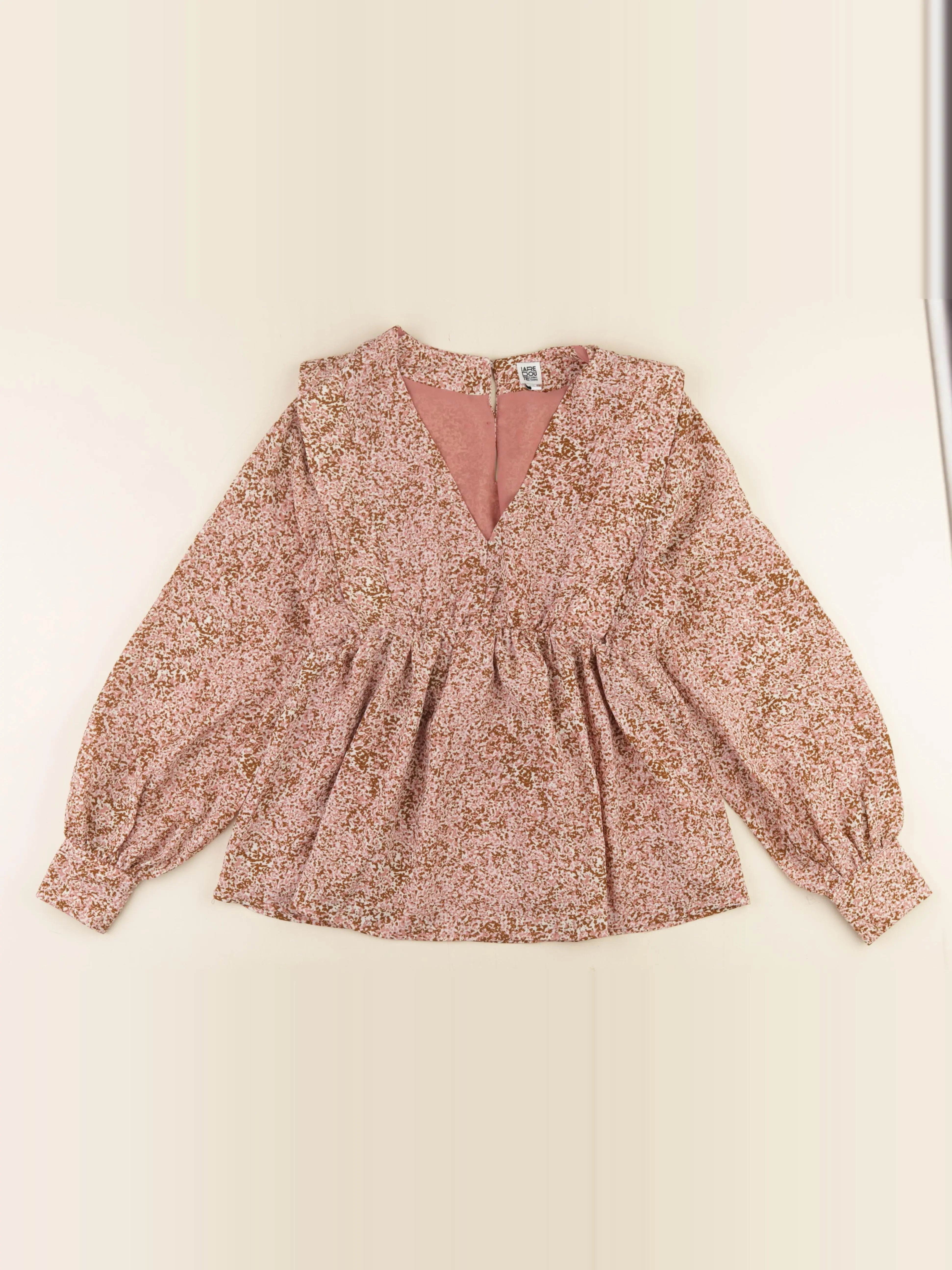 La redoute - blouse grossesse rose, marron - 36