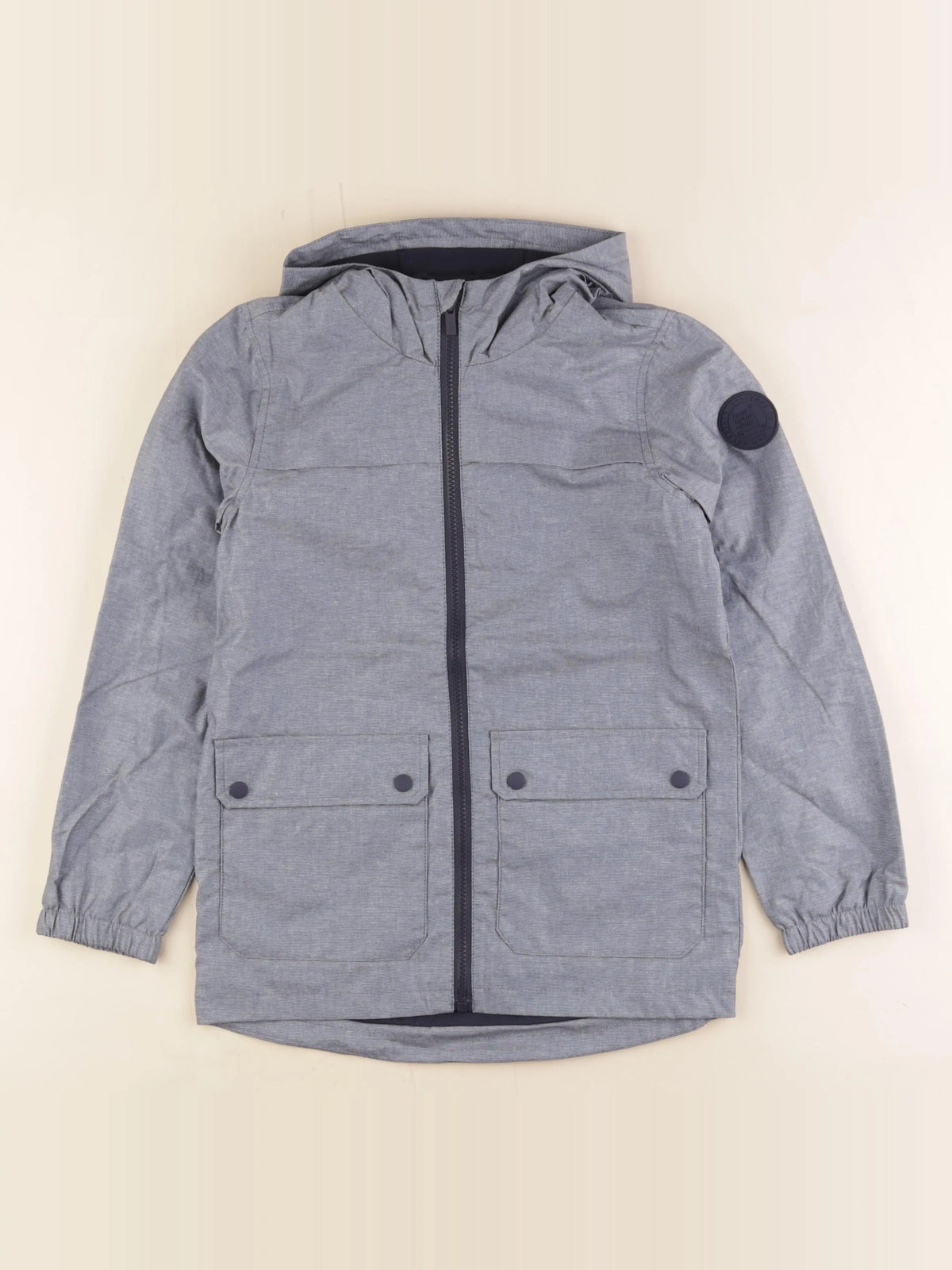 Vertbaudet - imperméable bleu - 10 ans