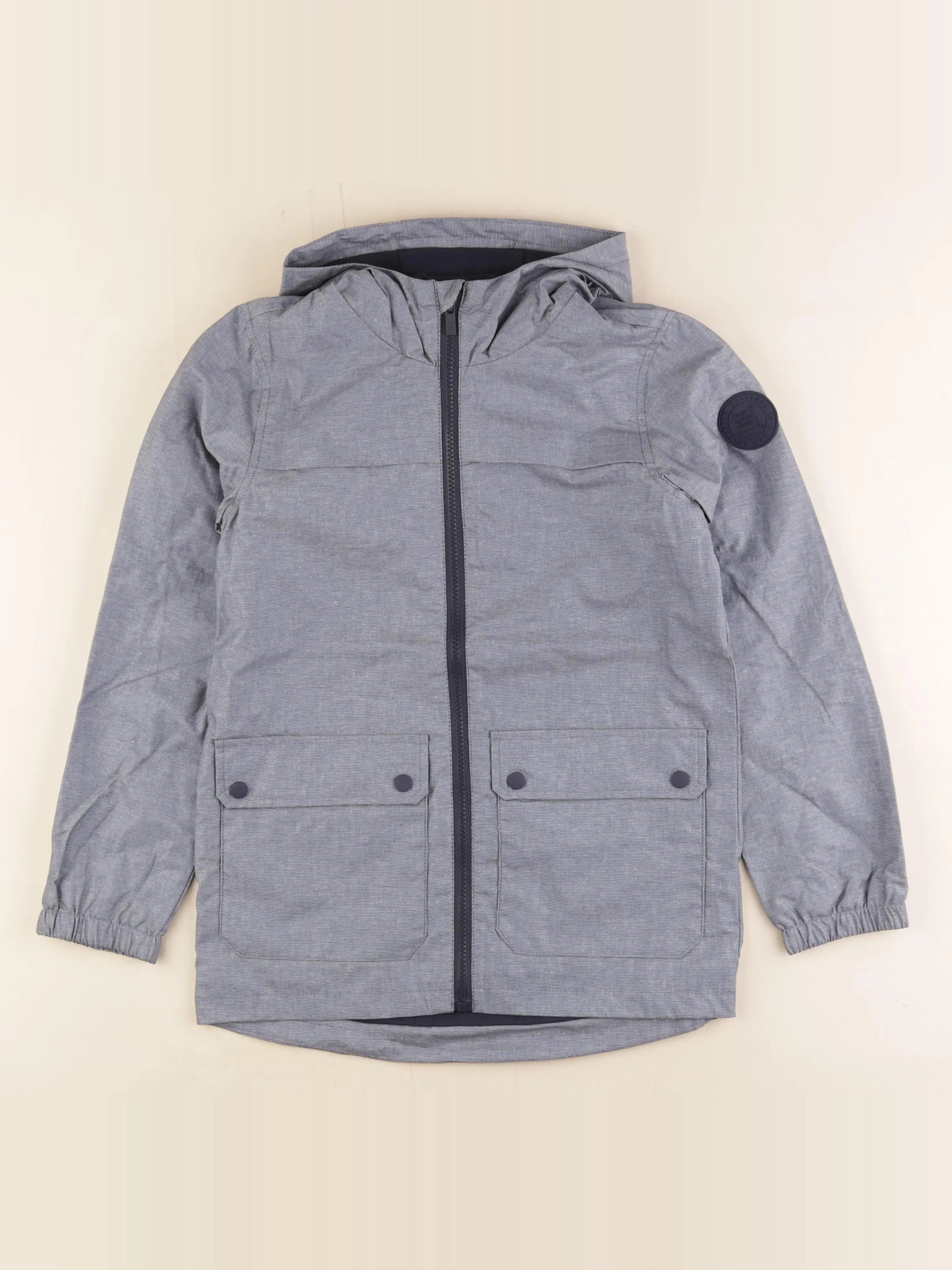 Vertbaudet - imperméable bleu - 10 ans