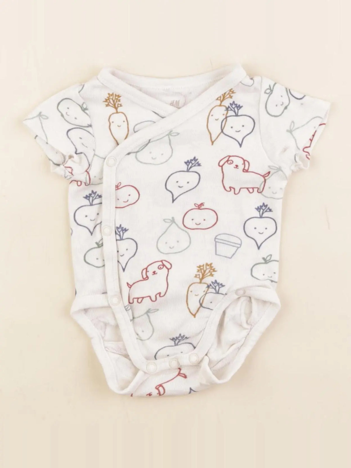 H&M - body blanc - 0/1 mois