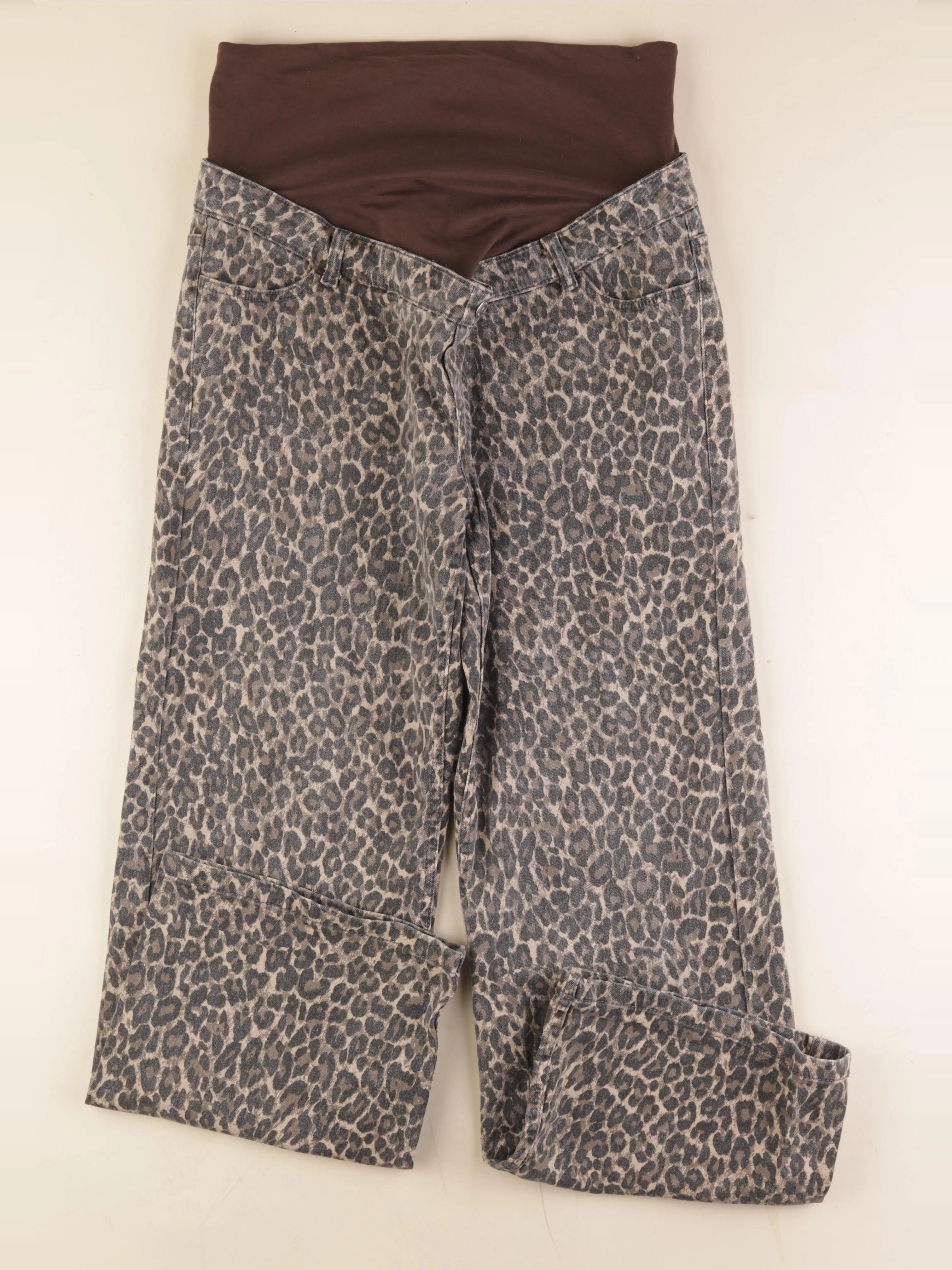 Kiabi - jean grossesse beige, marron - 40