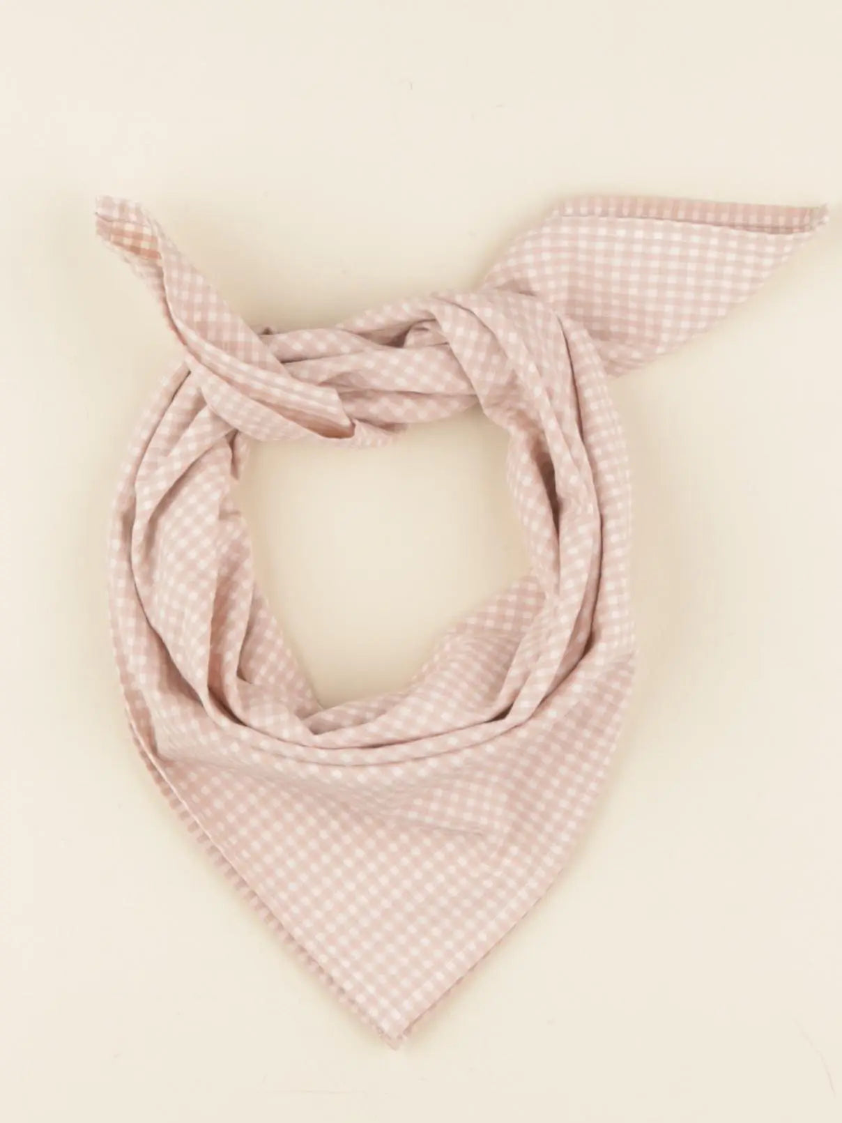 Foulard Vichy nude 60x60