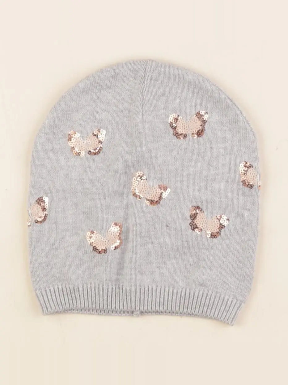 Vertbaudet - bonnet gris - 12/14 ans