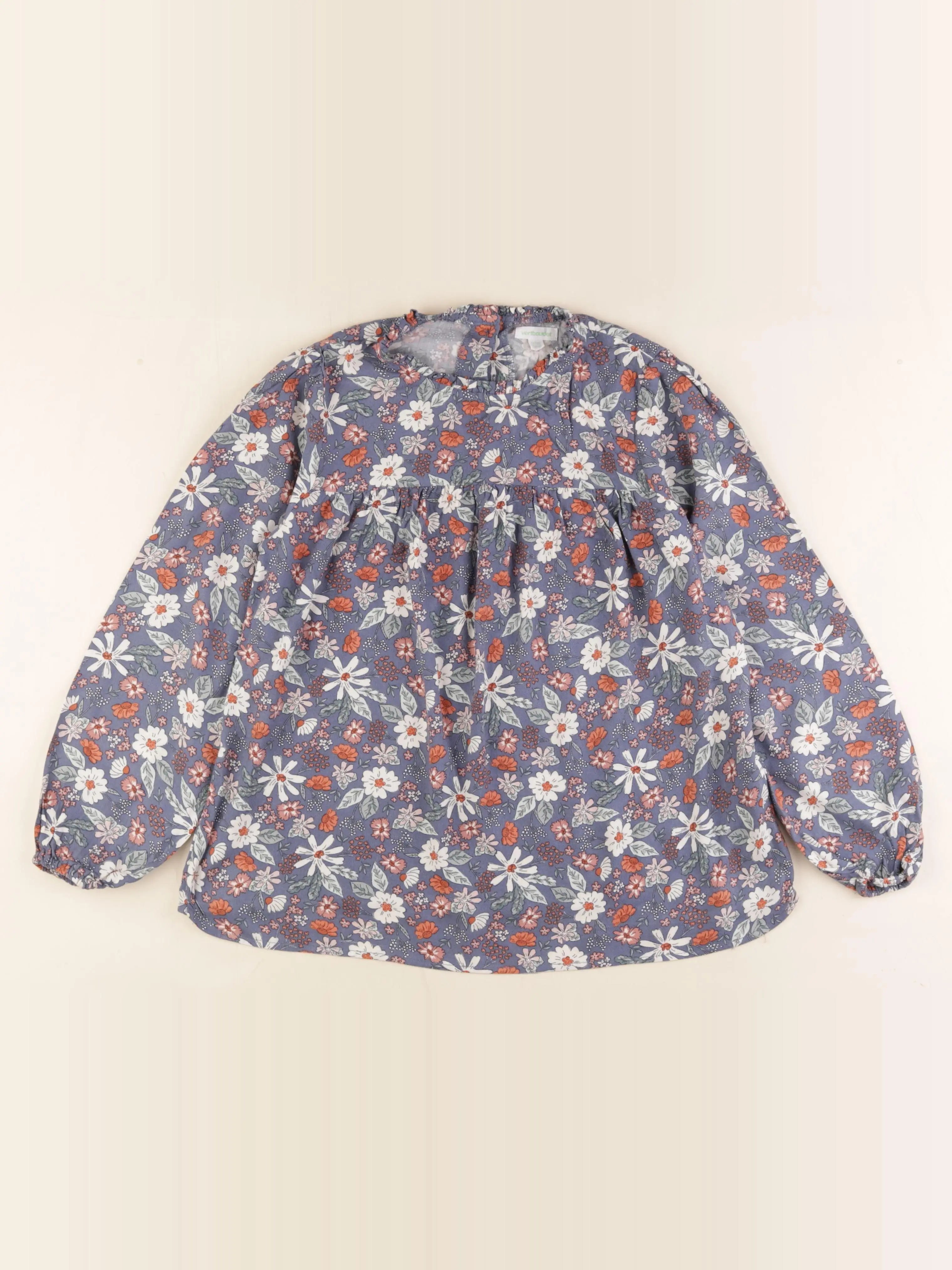 Vertbaudet - blouse multicolore - 10 ans