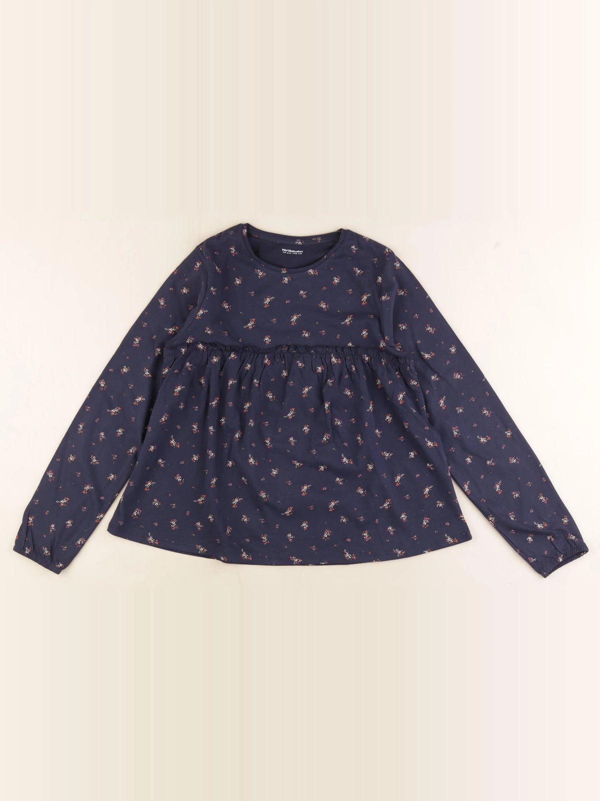 Vertbaudet - tee-shirt bleu - 10 ans