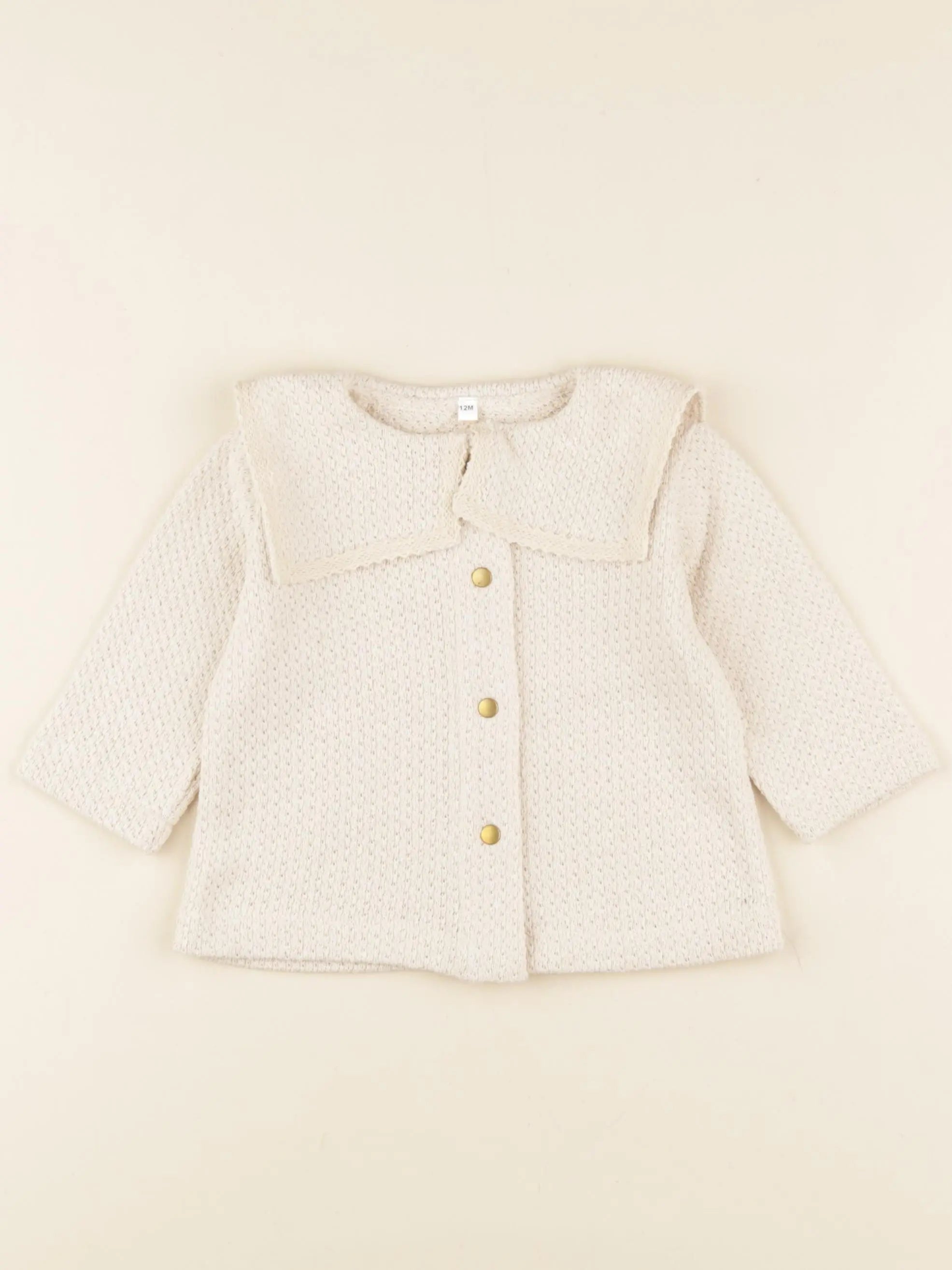 Cardigan Zébra écru