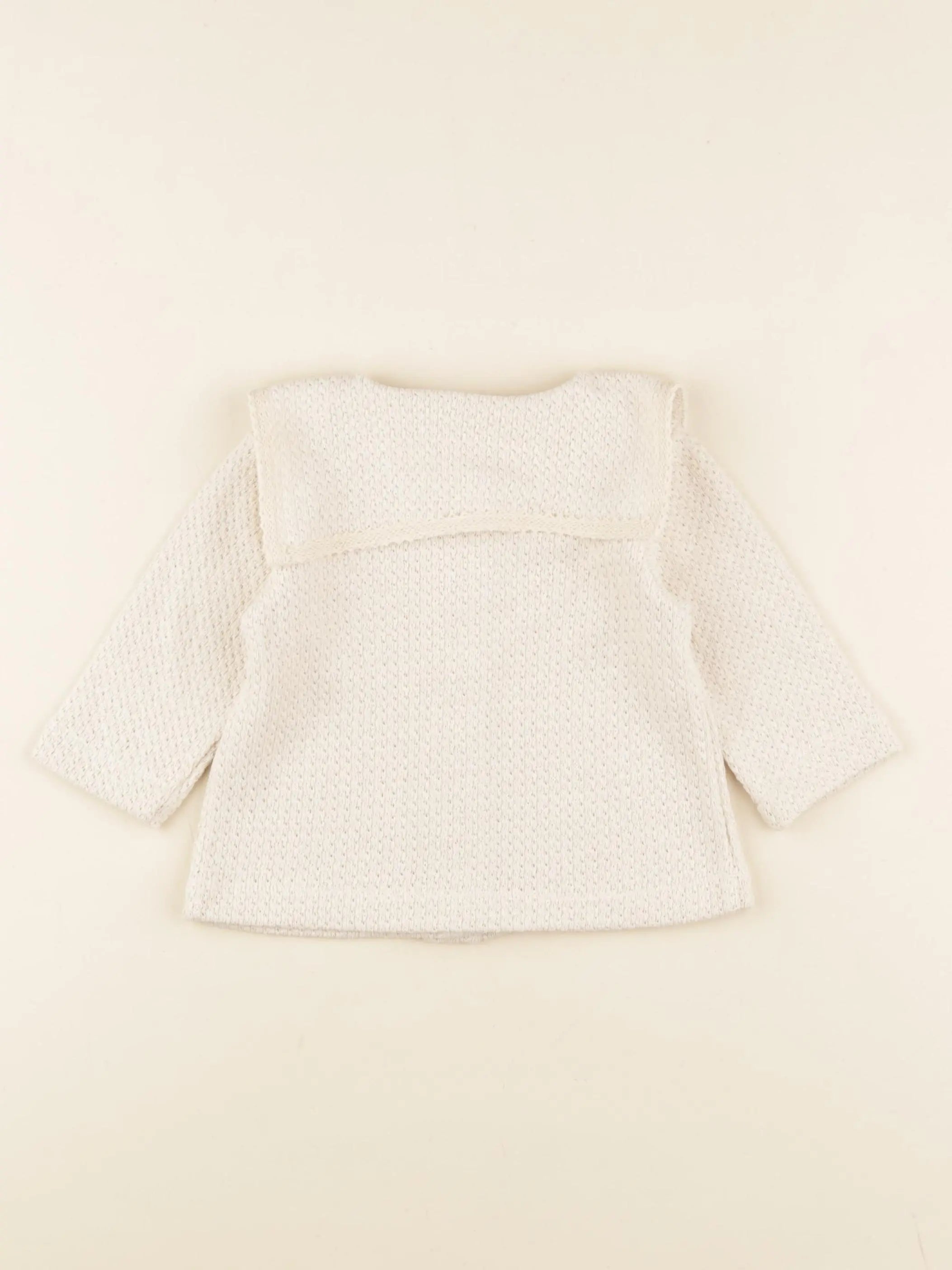 Cardigan Zébra écru