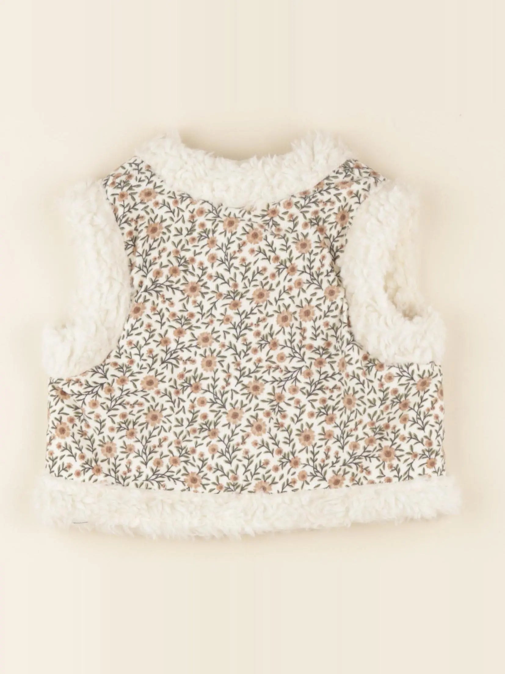 Gilet sans manche Oranda fleurs