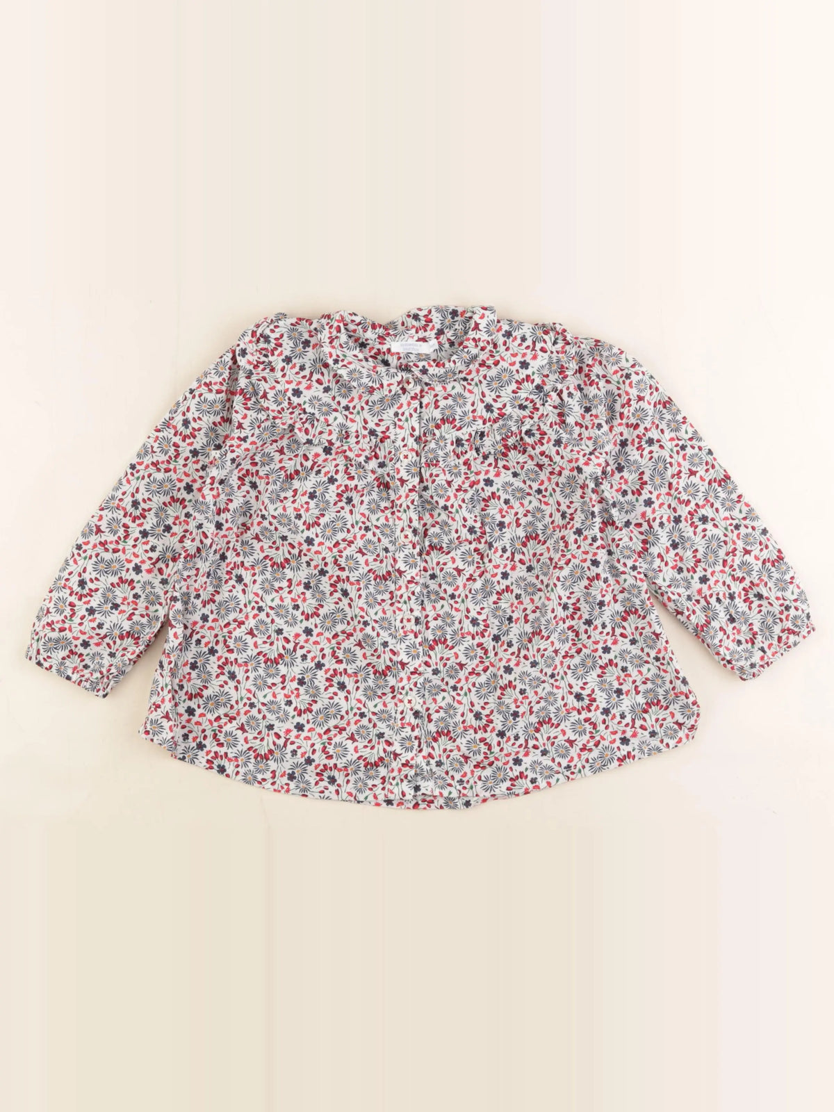 Boutchou - blouse multicolore - 36 mois