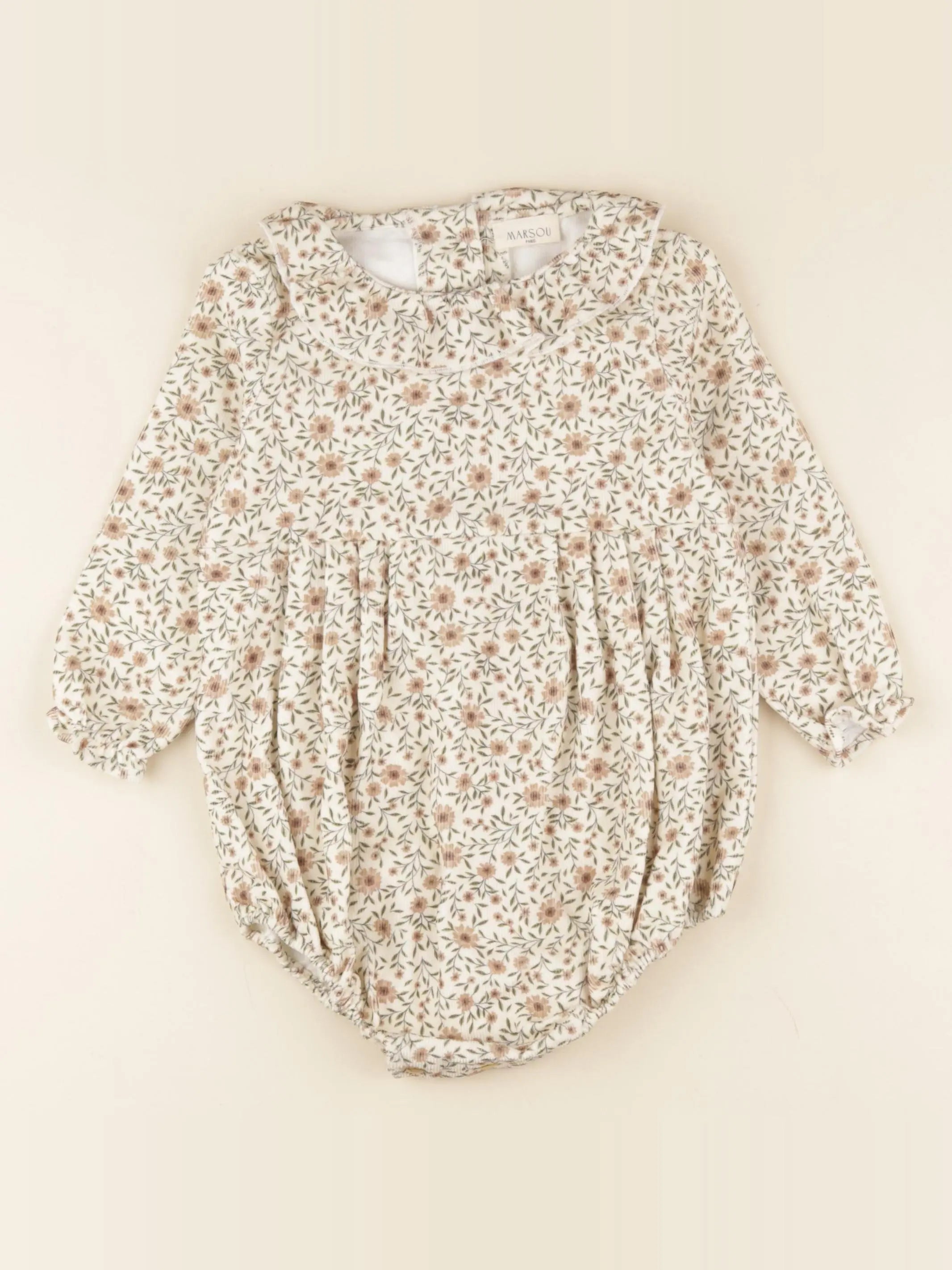 Combinaison Oursin fleurs