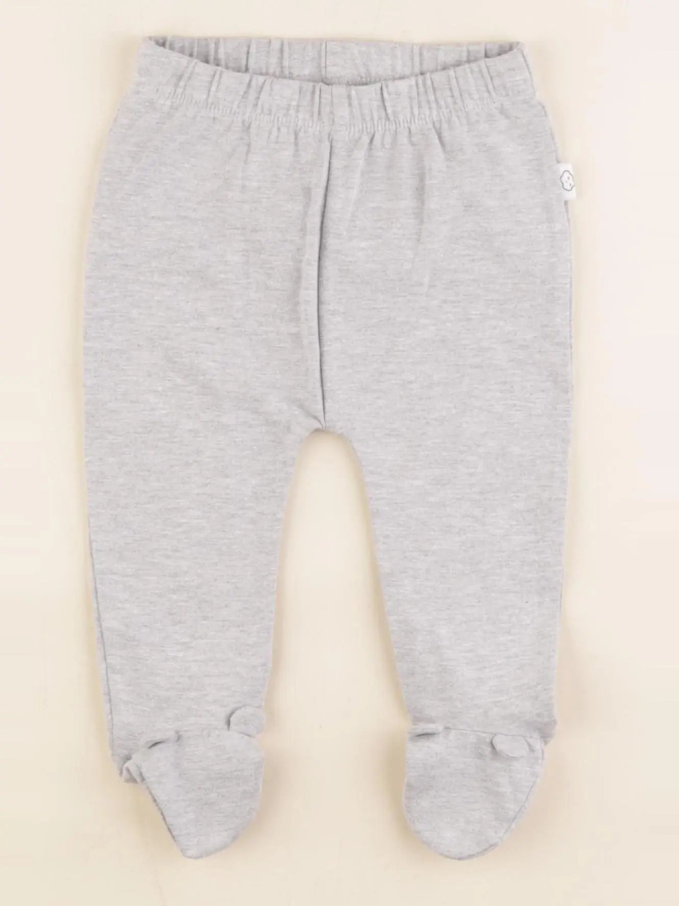 Vertbaudet - legging gris - 6 mois
