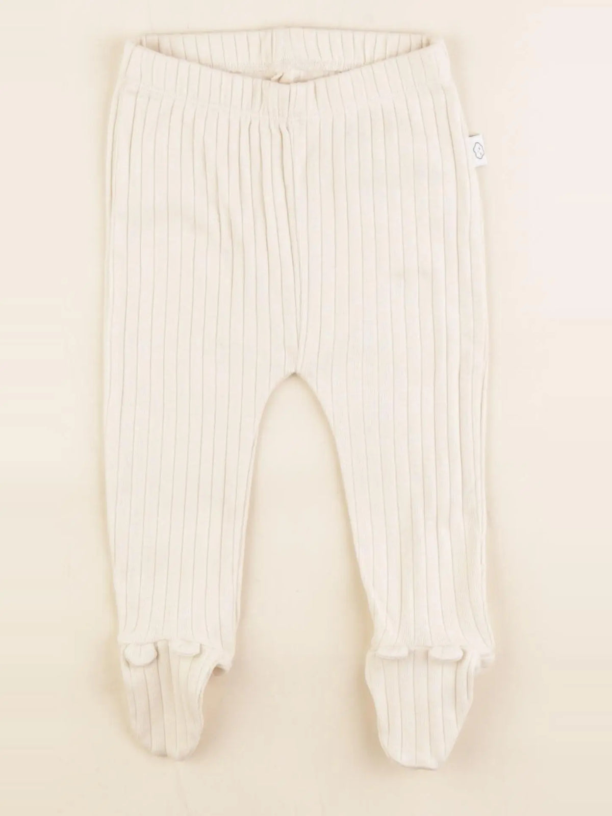 Vertbaudet - legging beige - 6 mois