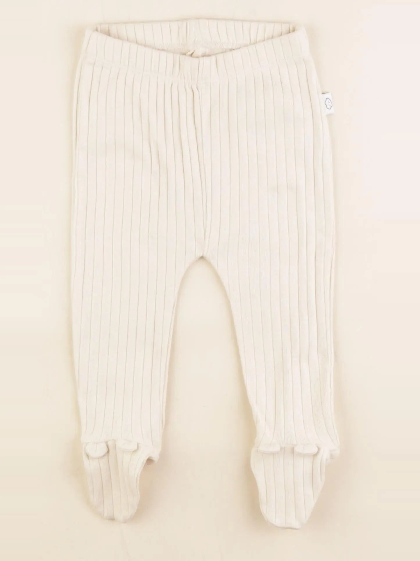 Vertbaudet - legging beige - 6 mois
