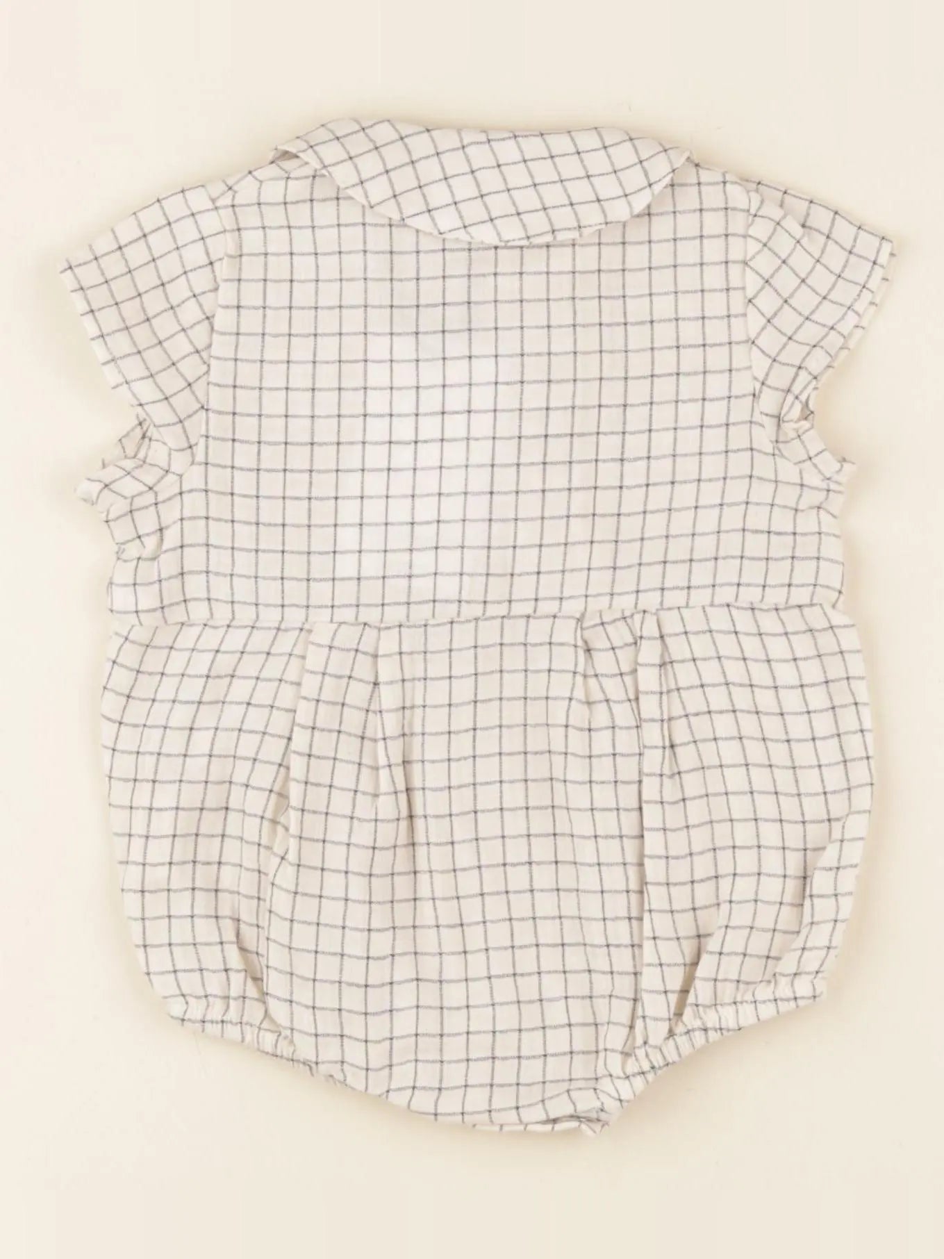 Combinaison Vichy écru