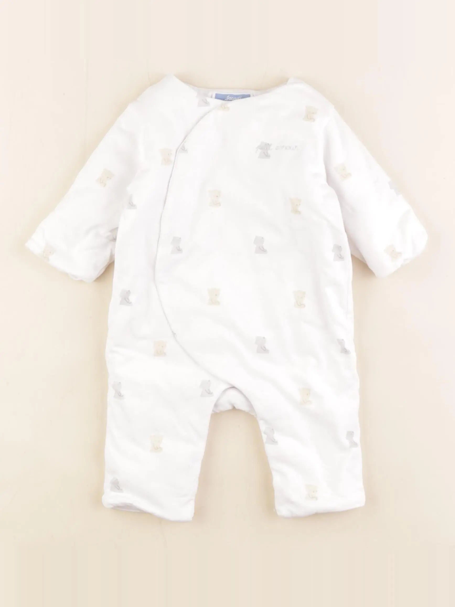 Jacadi - combinaison doublé blanc - 3 mois