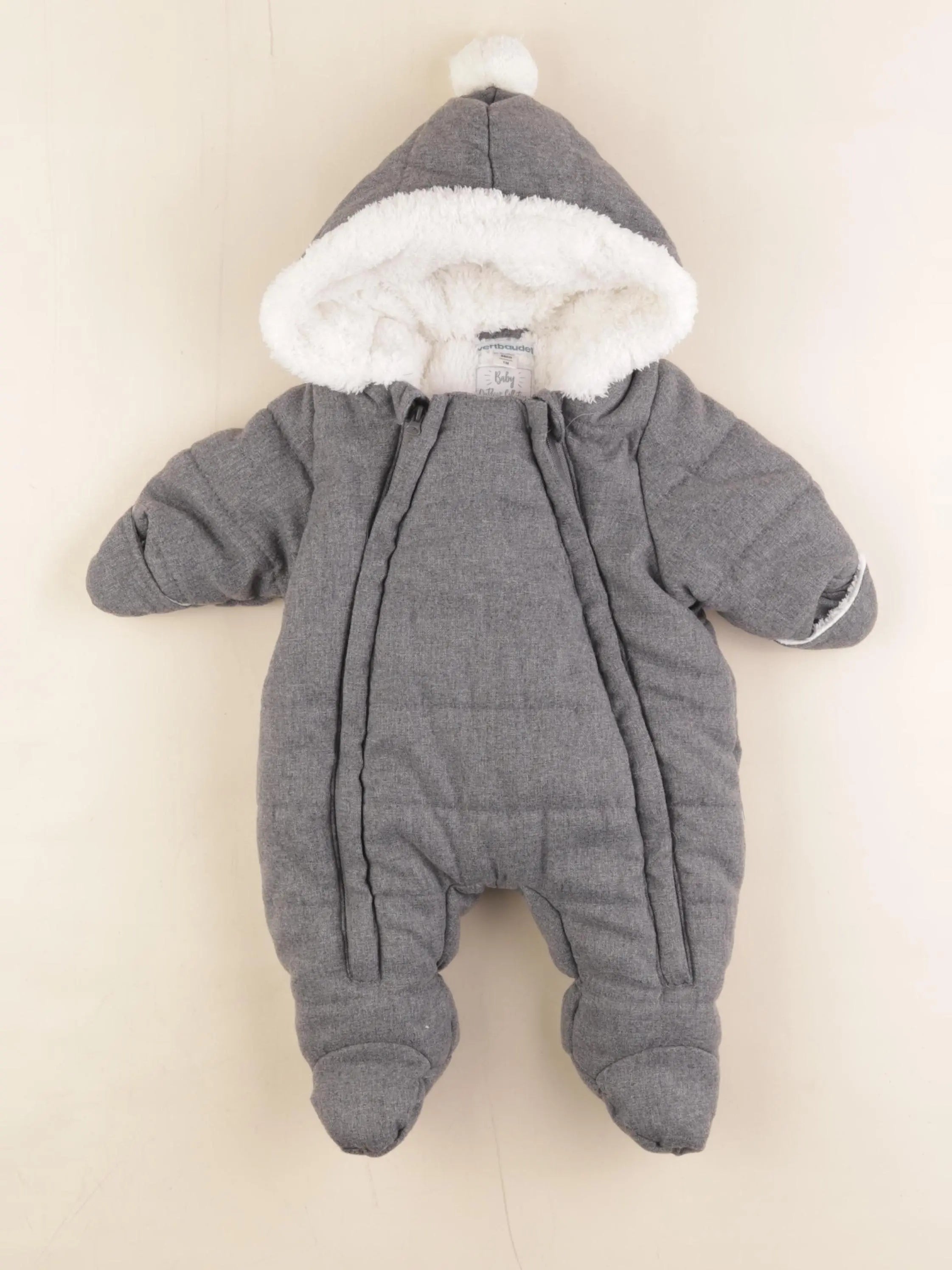 Vertbaudet - combi-pilote gris - 1 mois