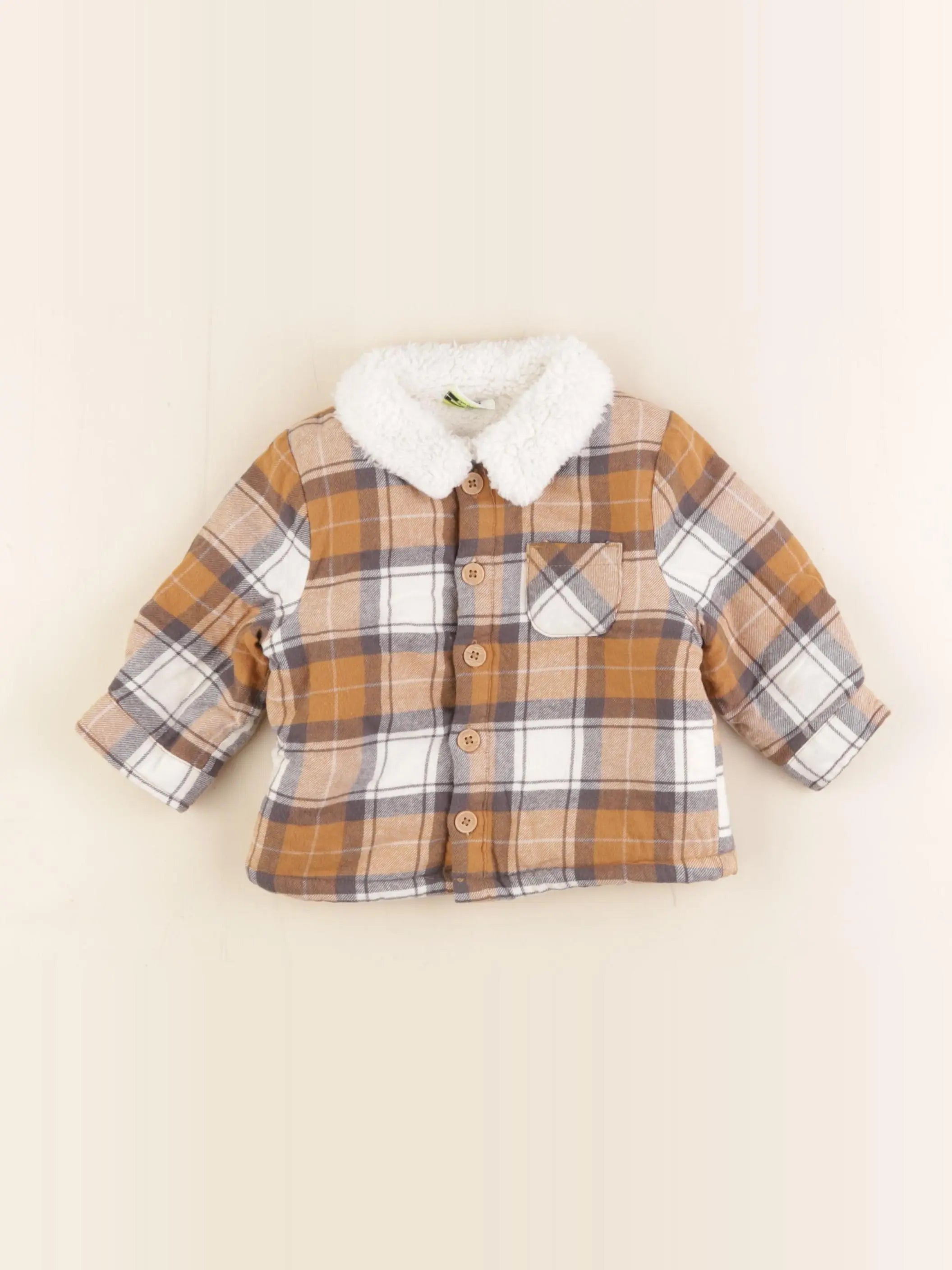 Tape à l'oeil - sur-chemise multicolore - 6 mois