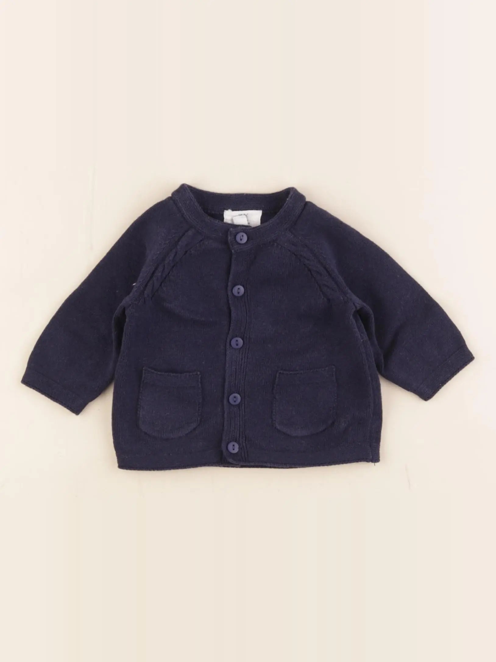 Zippy - gilet bleu - 1/3 mois