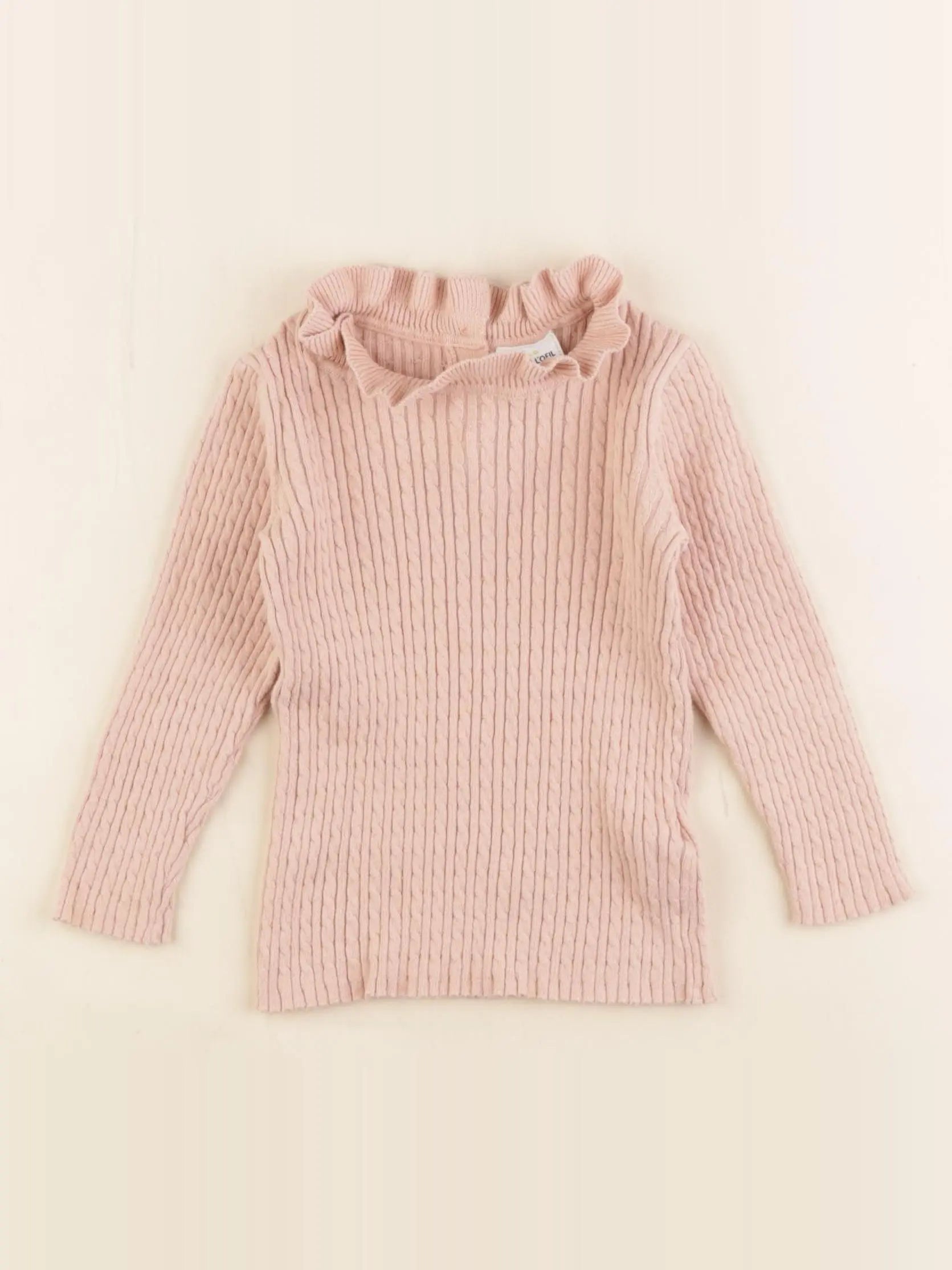 Tape à l'oeil - pull rose - 18 mois