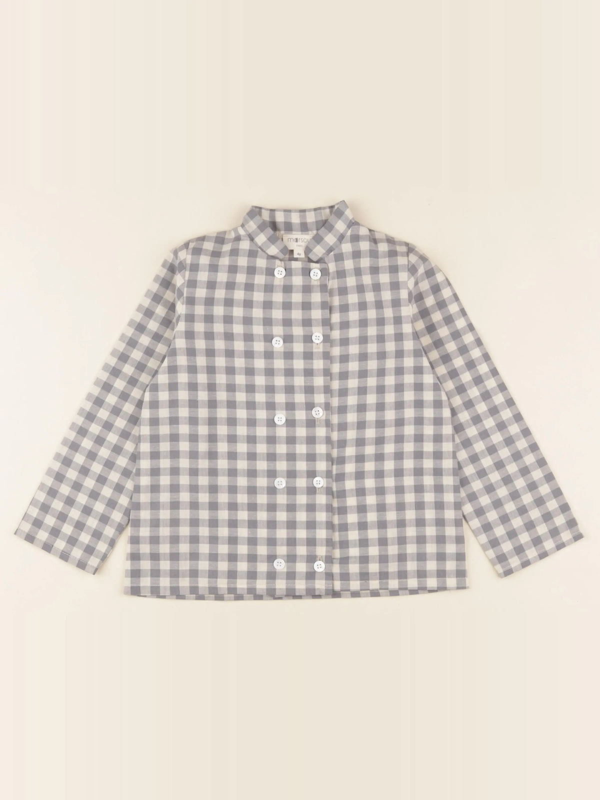 Chemise carreaux gris