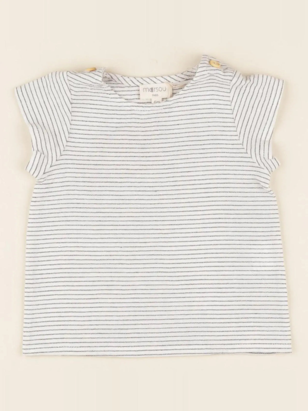 Tee-shirt rayures noire