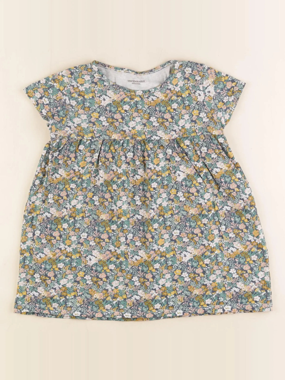 Vertbaudet - robe multicolore - 3 ans