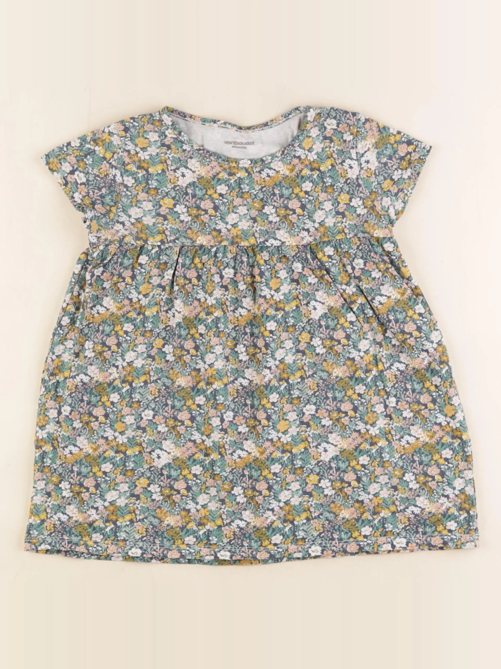 Vertbaudet - robe multicolore - 3 ans