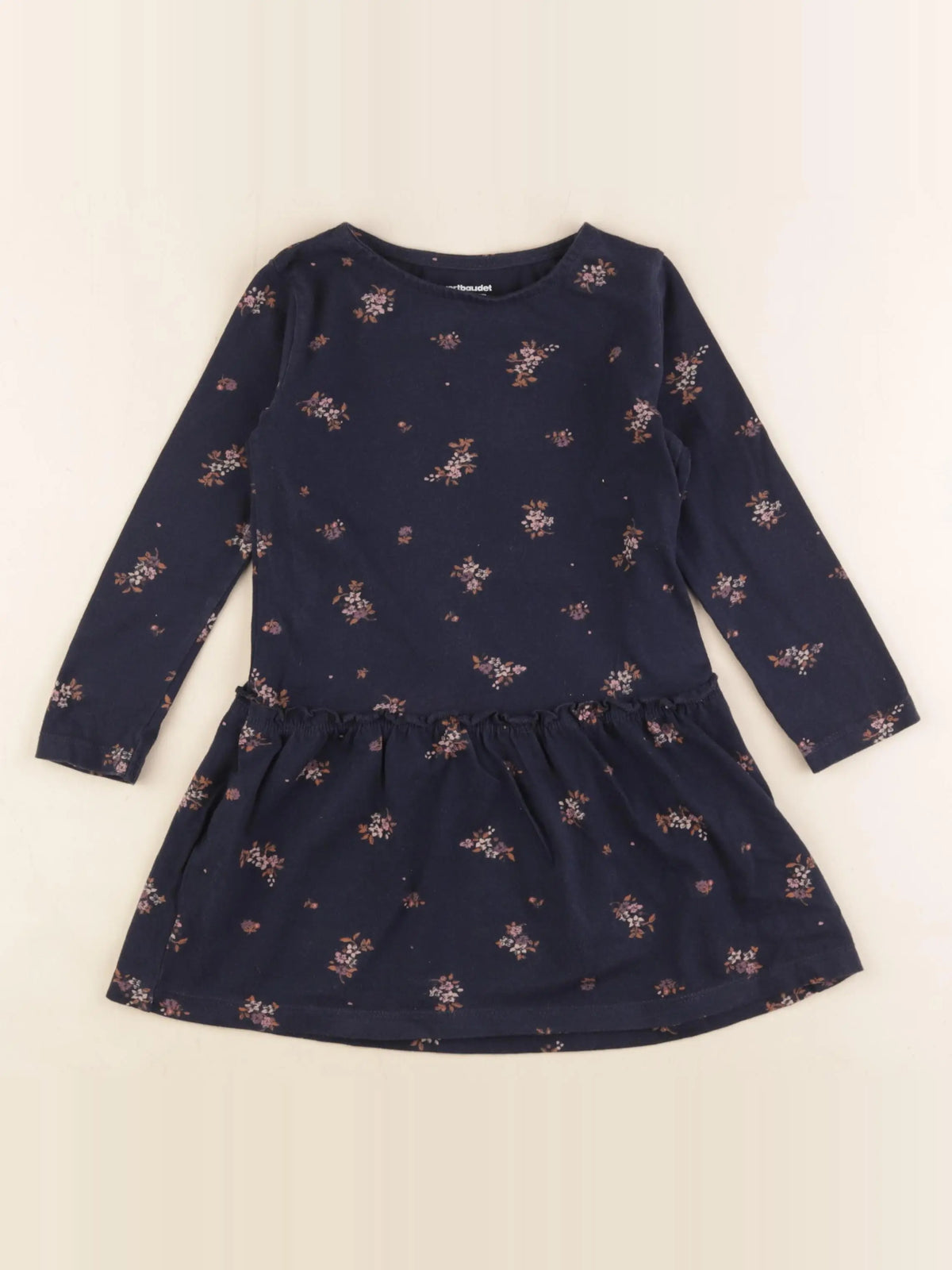 Vertbaudet - robe multicolore - 4 ans