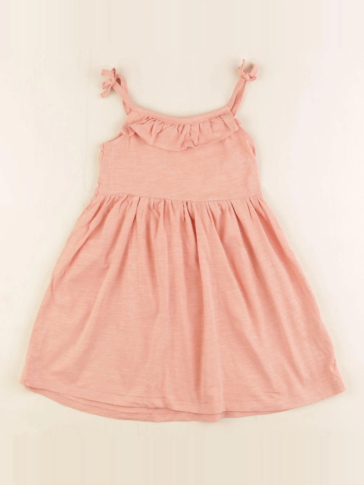 Vertbaudet - robe orange - 3 ans
