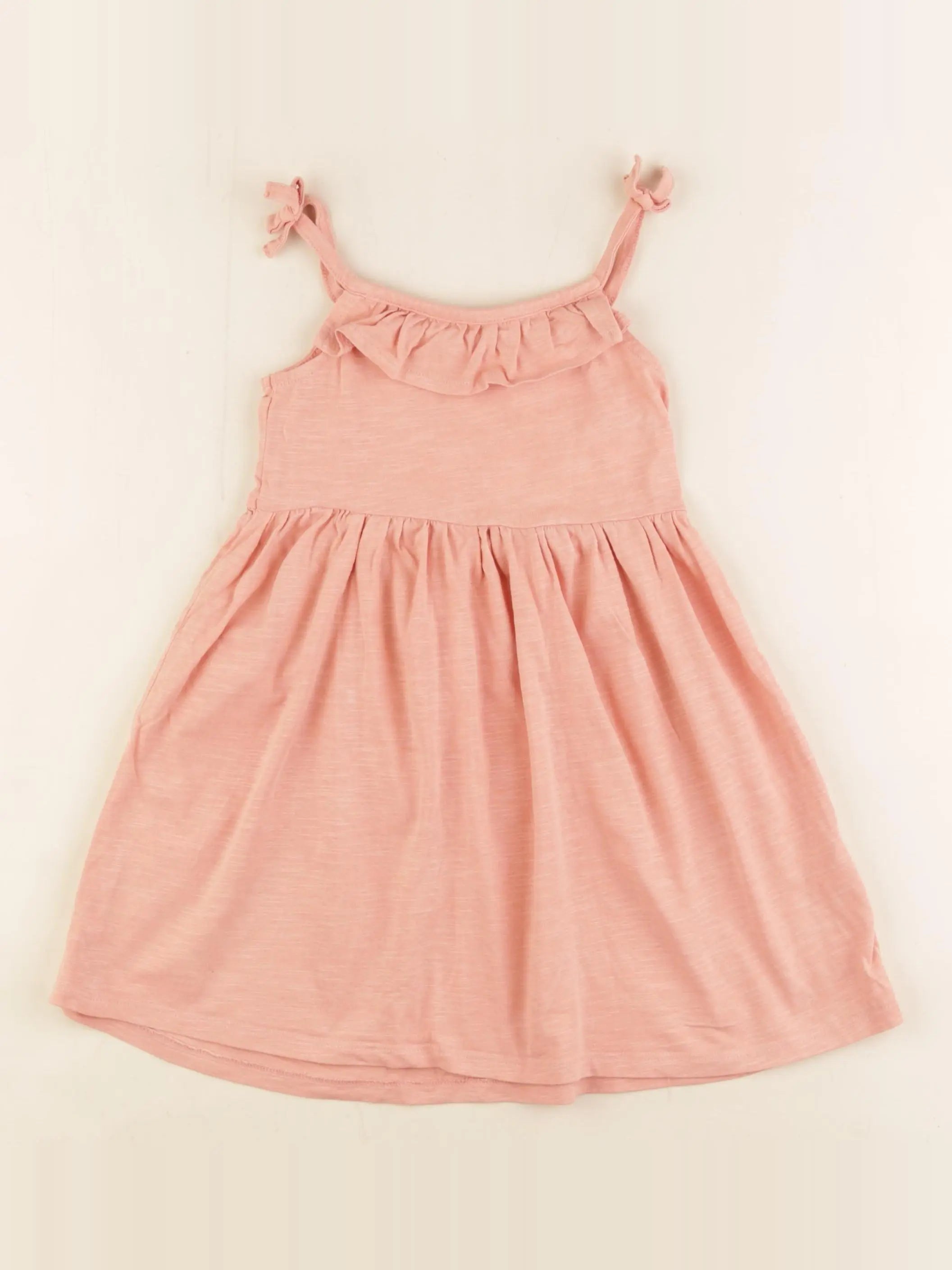 Vertbaudet - robe orange - 3 ans