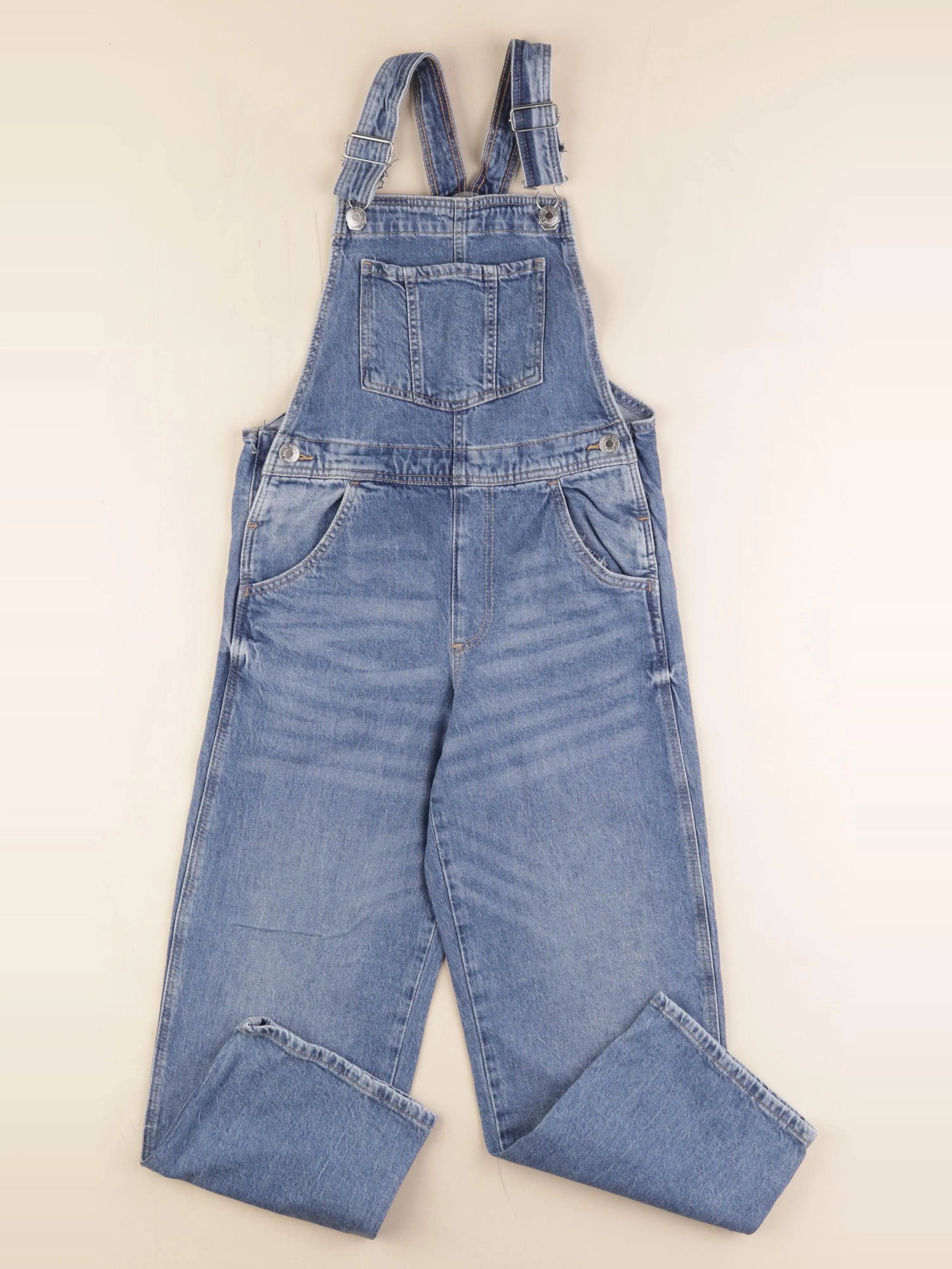 H&M - salopette bleu - 7/8 ans