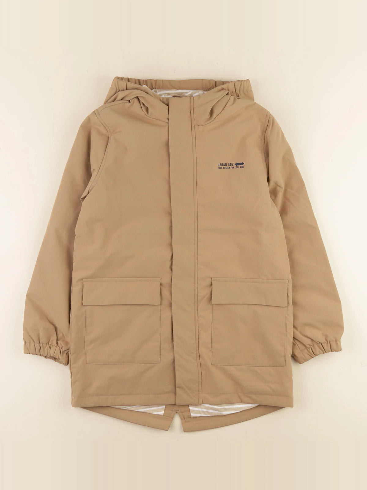 Vertbaudet - imperméable beige - 10 ans