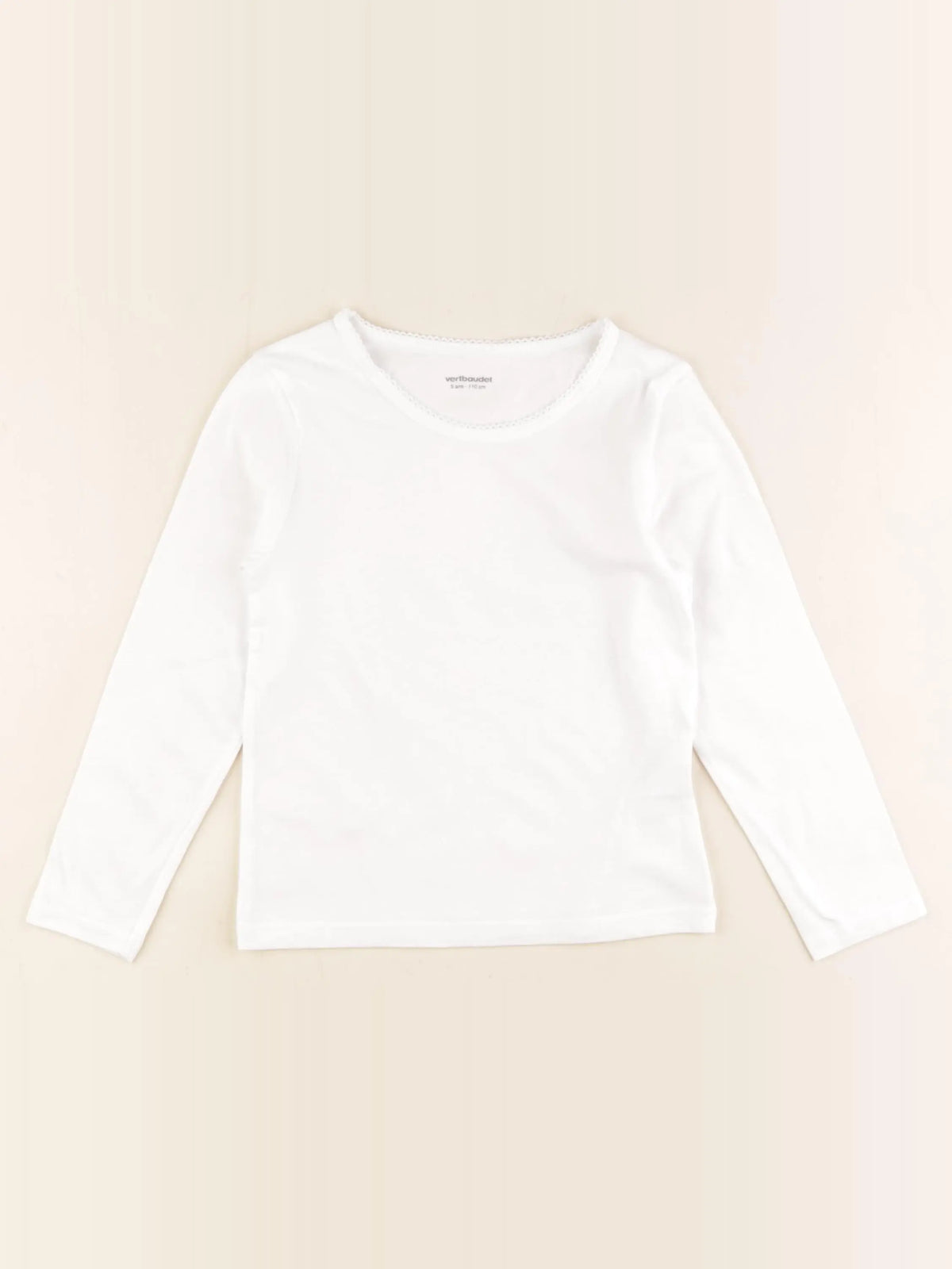 Vertbaudet - maillot de corps blanc - 5 ans