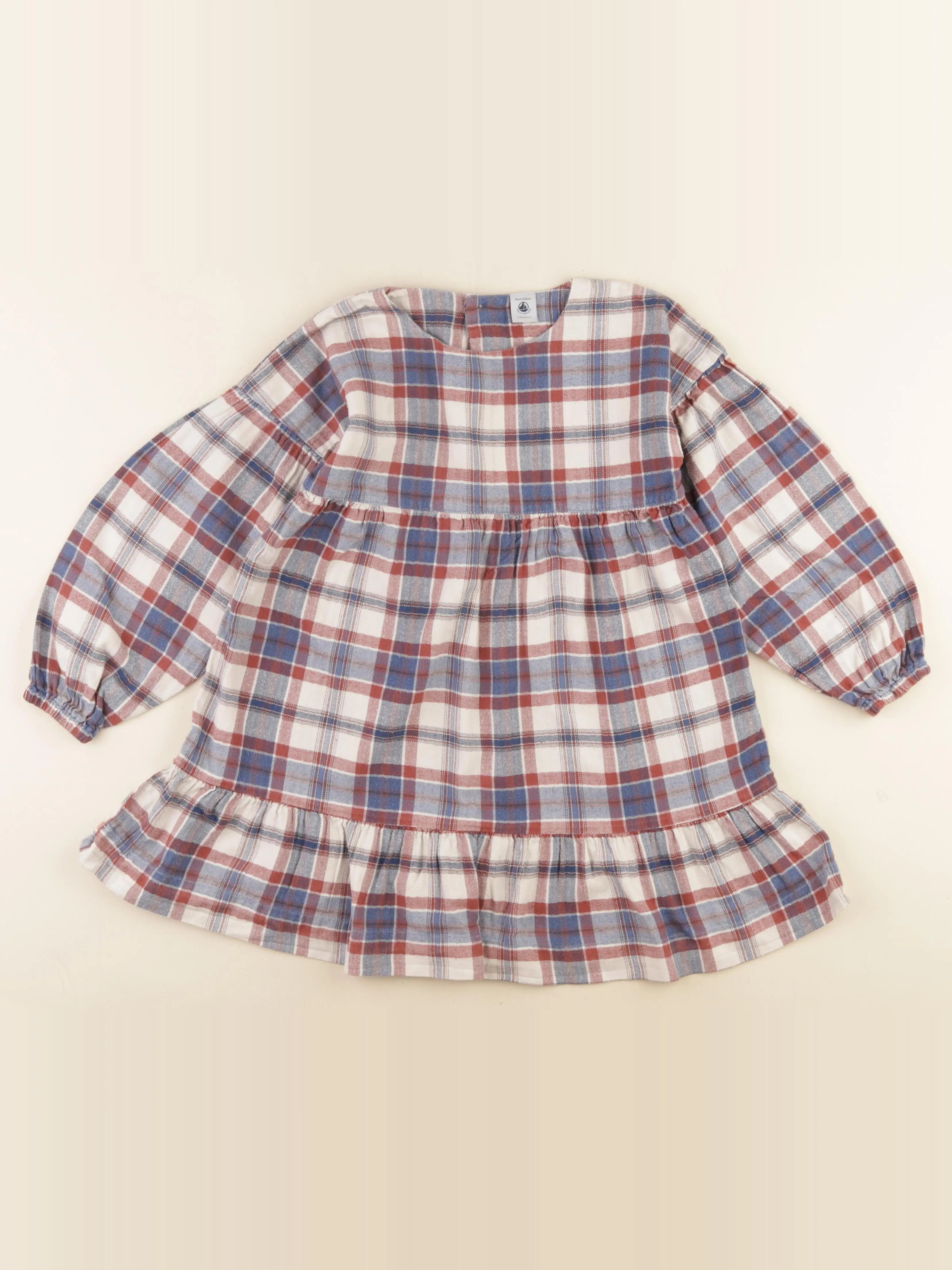 Petit Bateau - robe multicolore - 8 ans