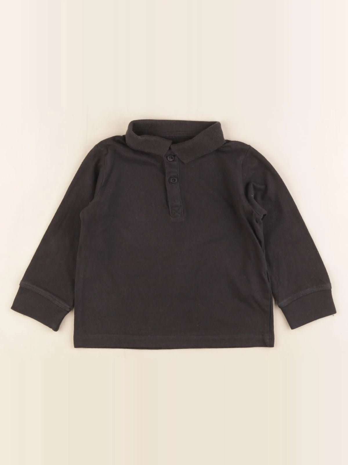Vertbaudet - polo gris - 3 ans