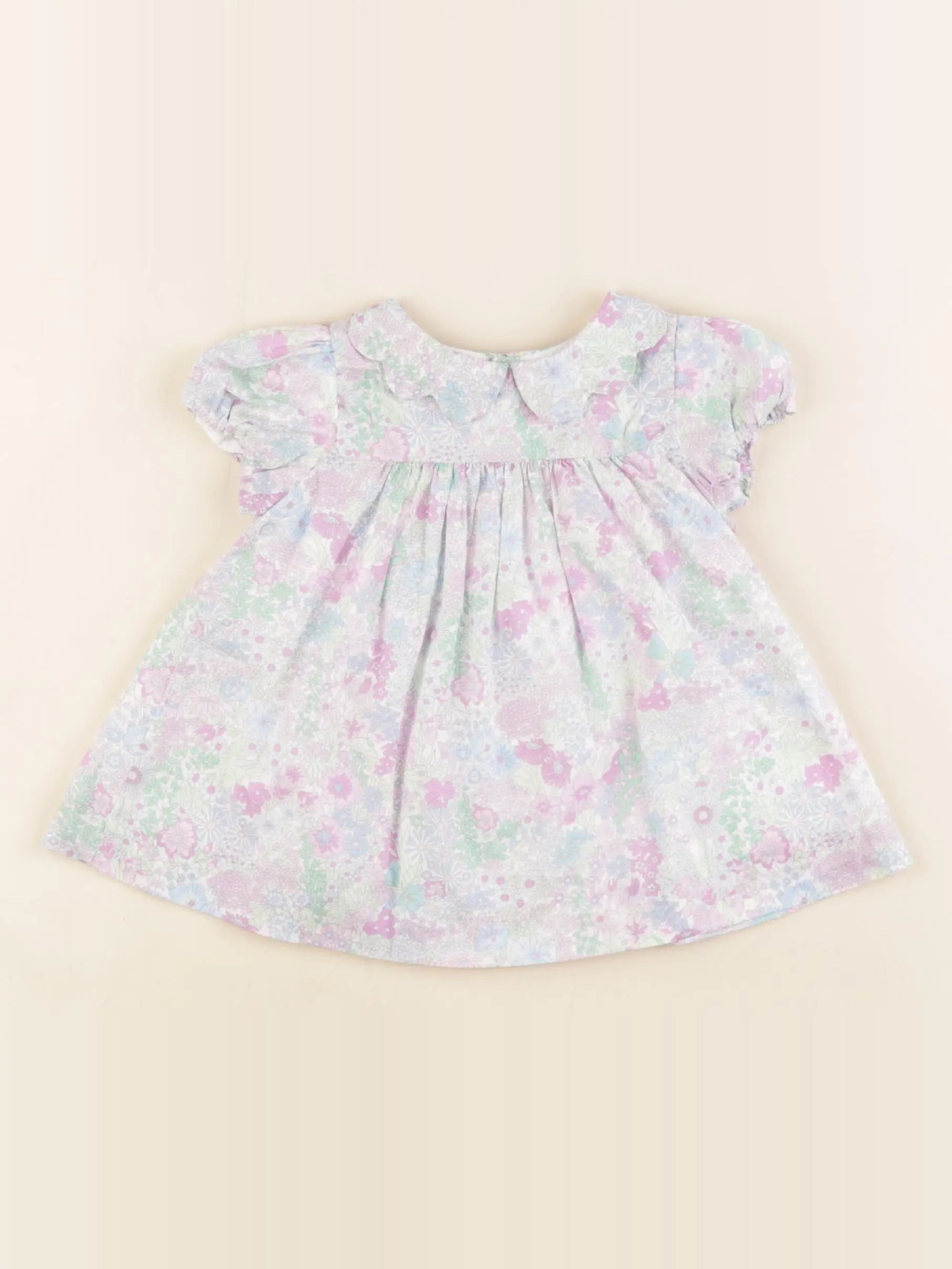 Jacadi - robe liberty multicolore - 3 mois