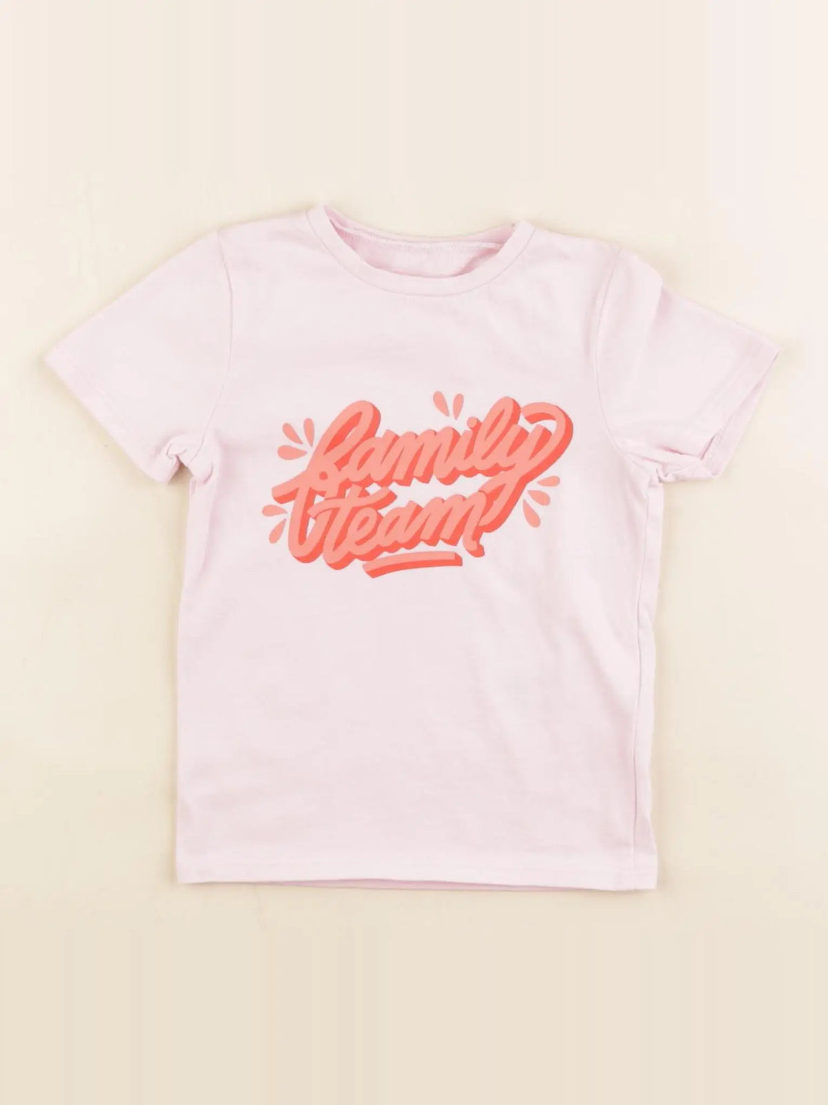 Vertbaudet - tee-shirt rose - 6 mois