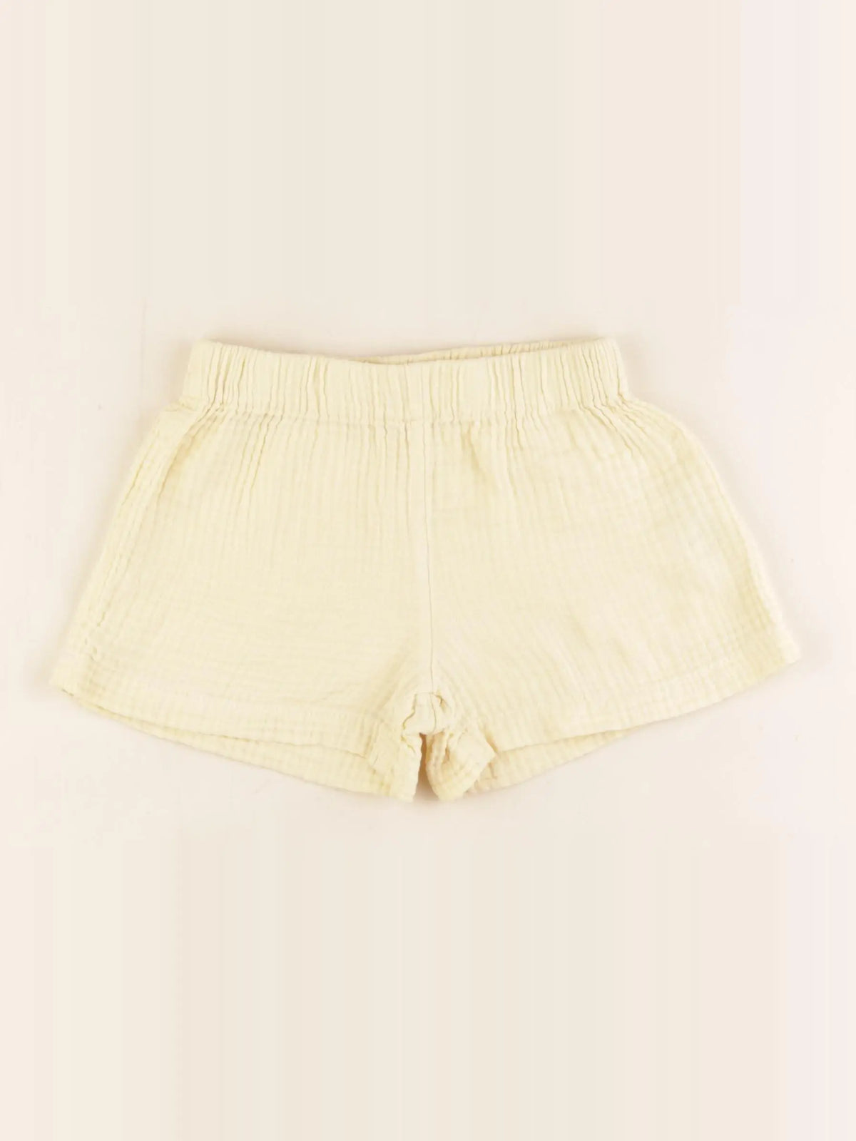 Vertbaudet - short jaune - 6 ans