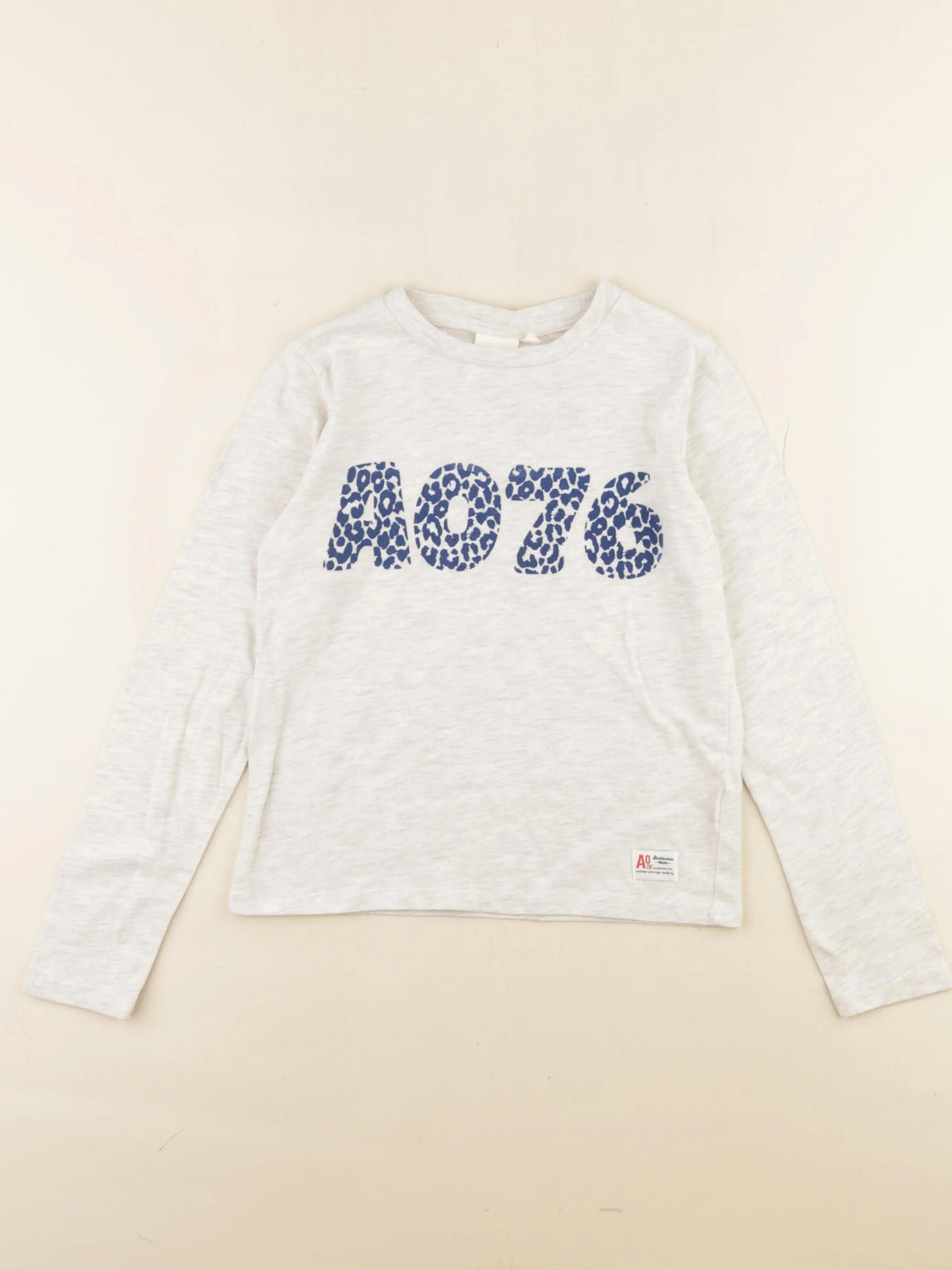 American Outfitters - tee-shirt bleu, gris - 10 ans