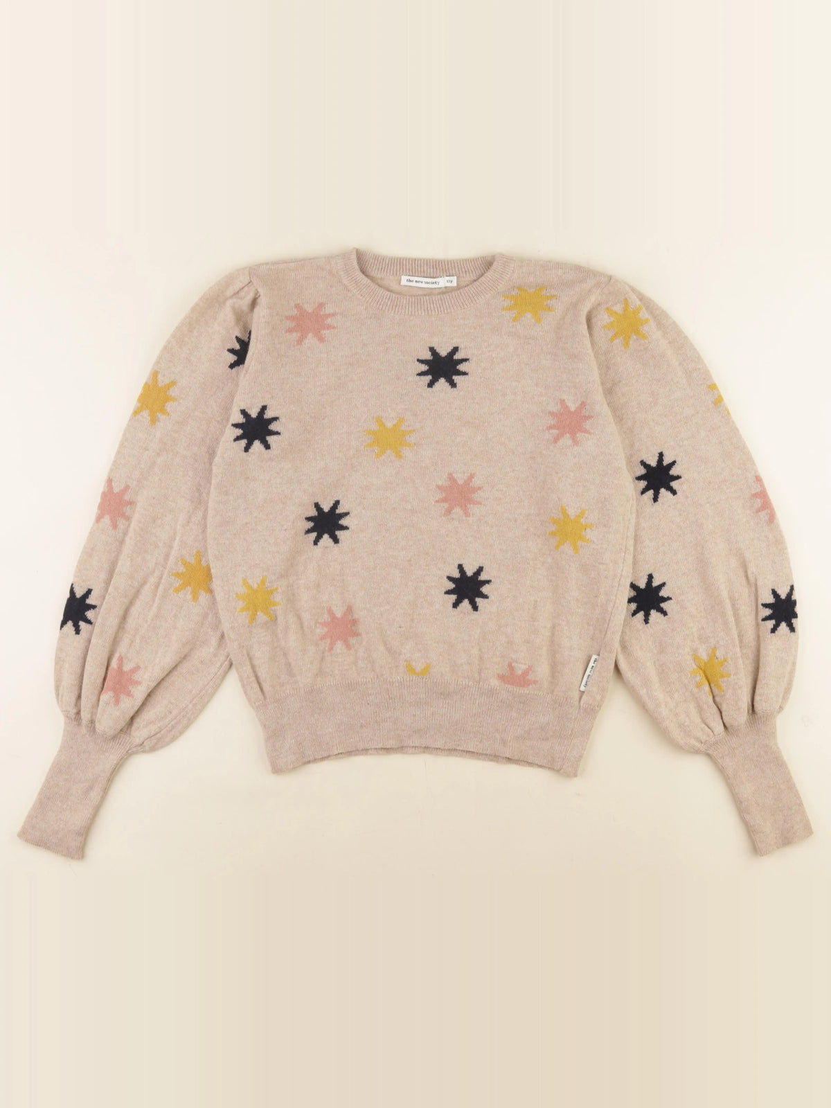 The new society - pull multicolore - 12 ans