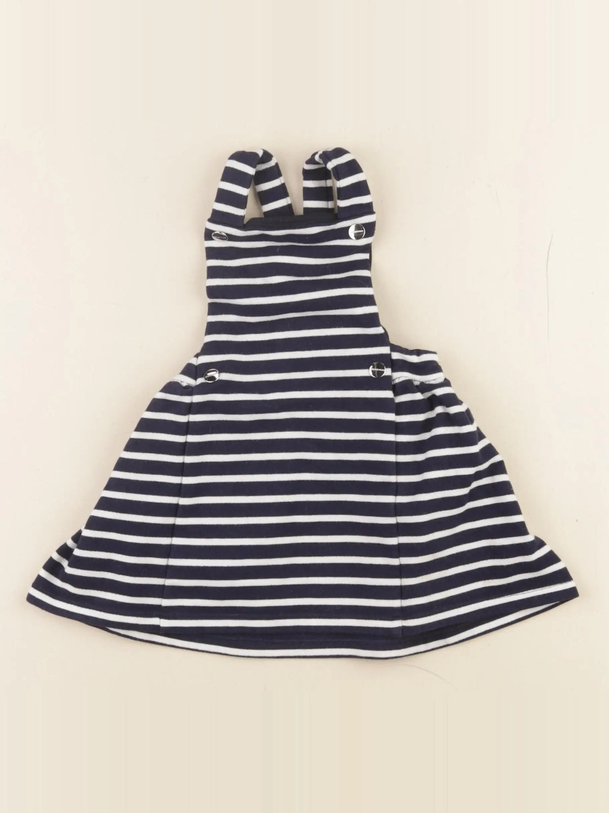 Jacadi - robe blanc, bleu - 18 mois