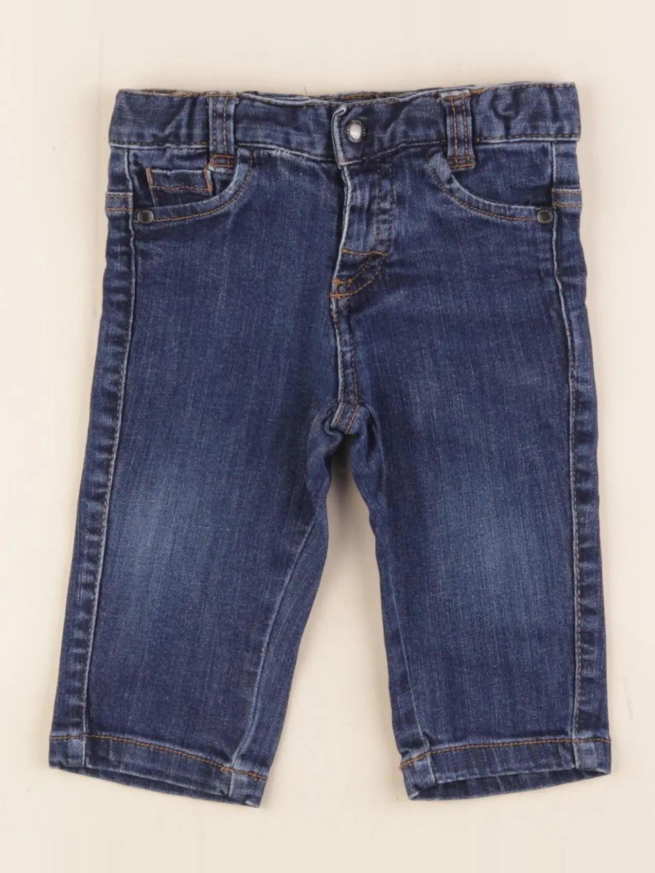 Vertbaudet - jean bleu - 12 mois