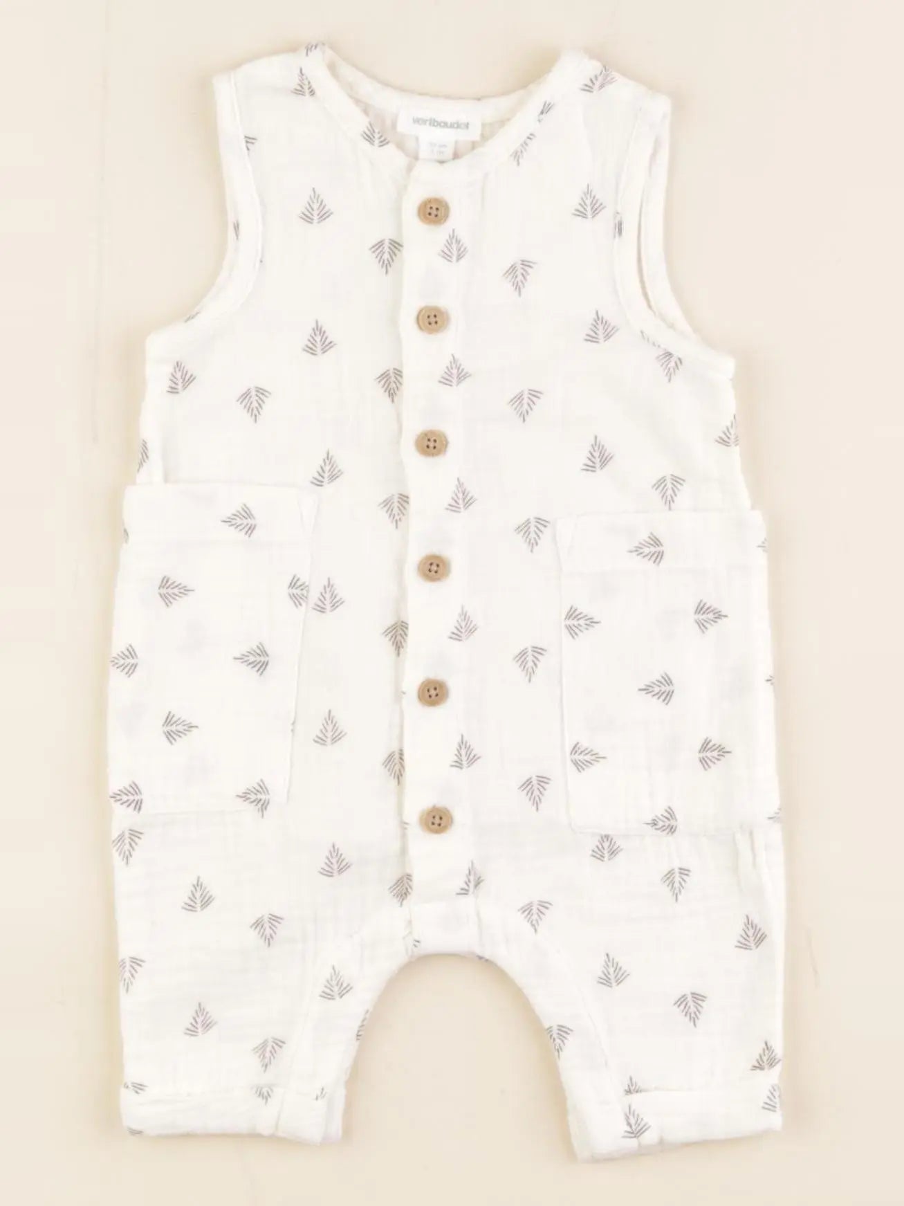 Vertbaudet - combinaison blanc - 1 mois